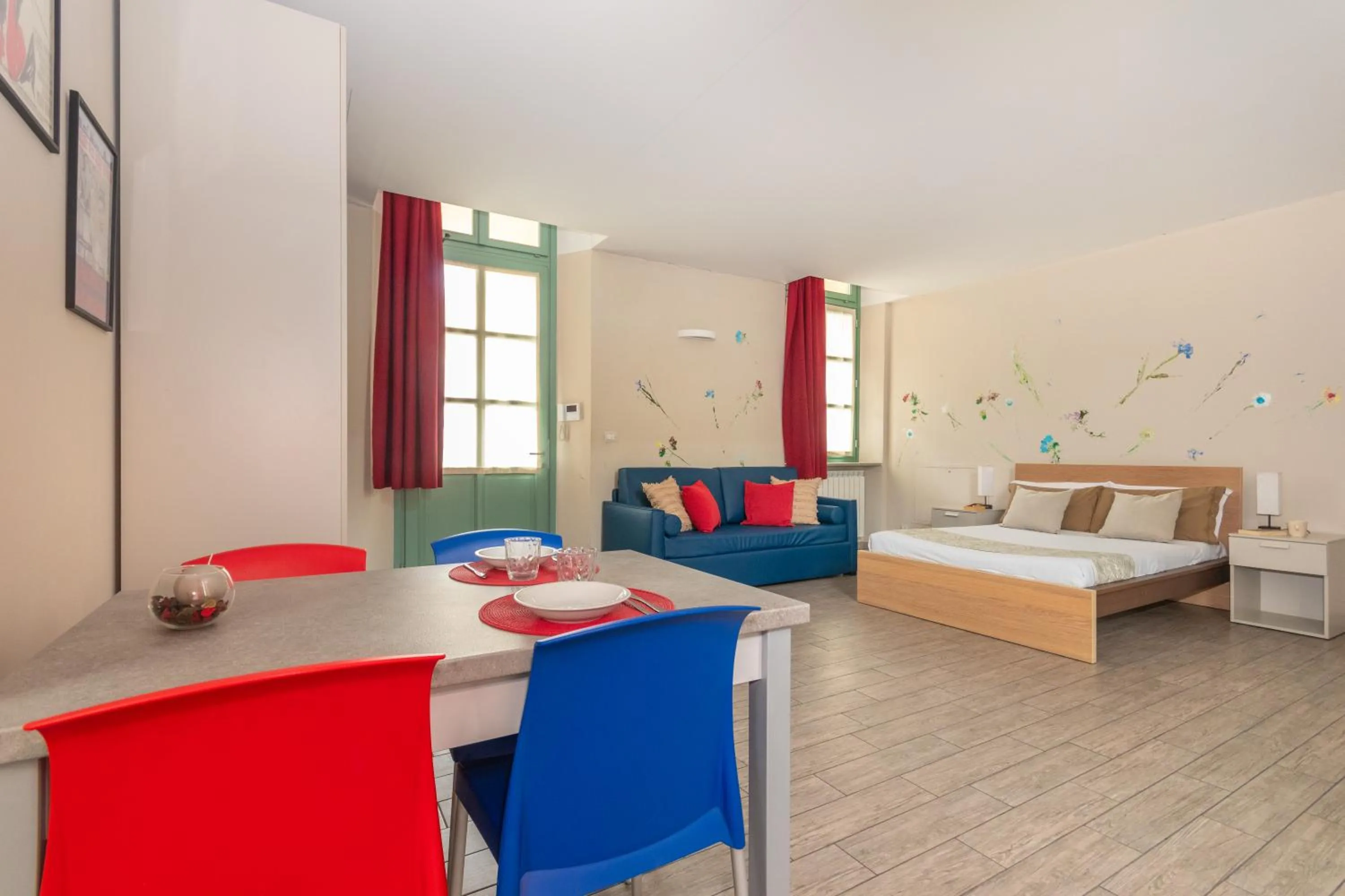 Bedroom, Bed in Housing Giulia