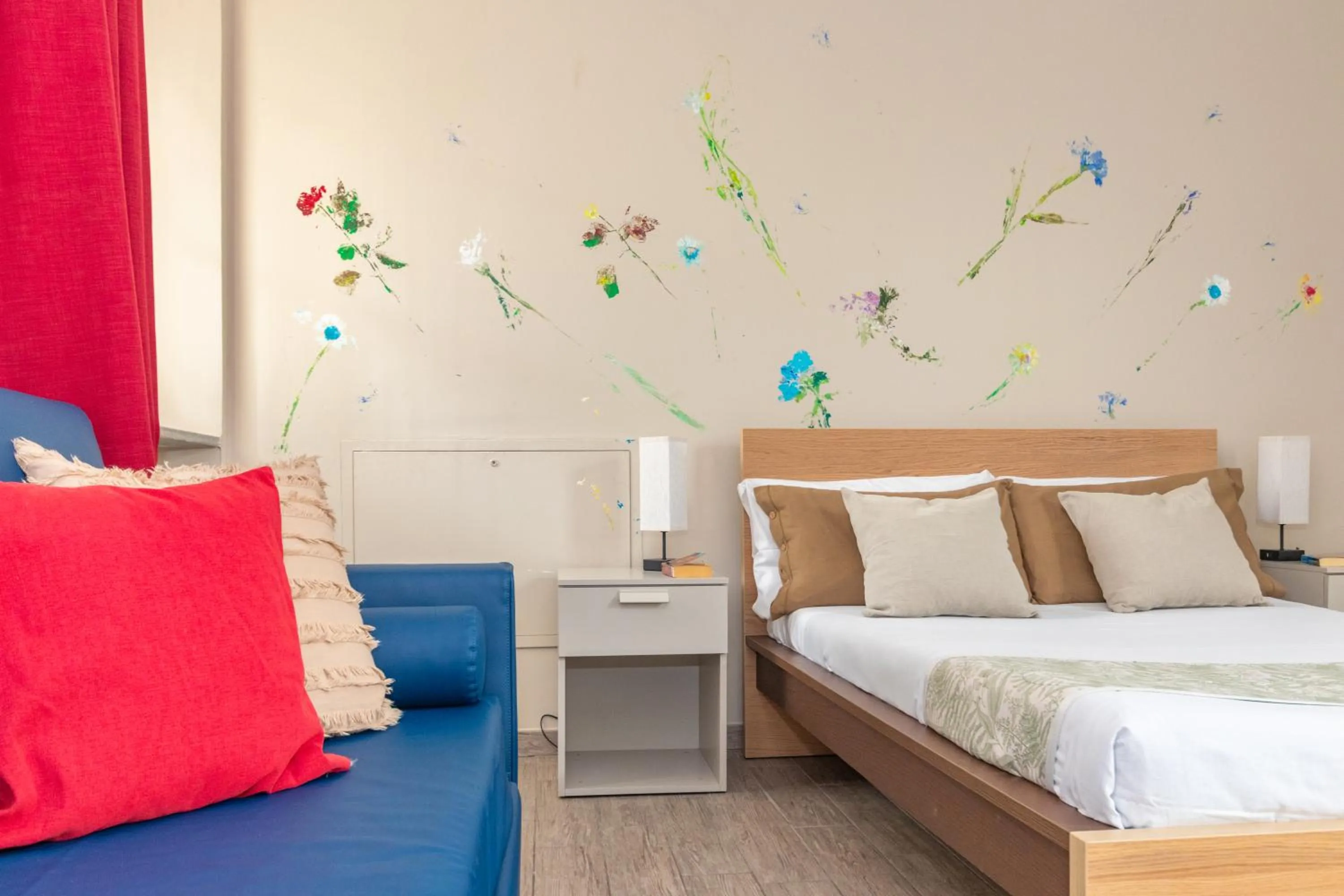 Bedroom, Bed in Housing Giulia