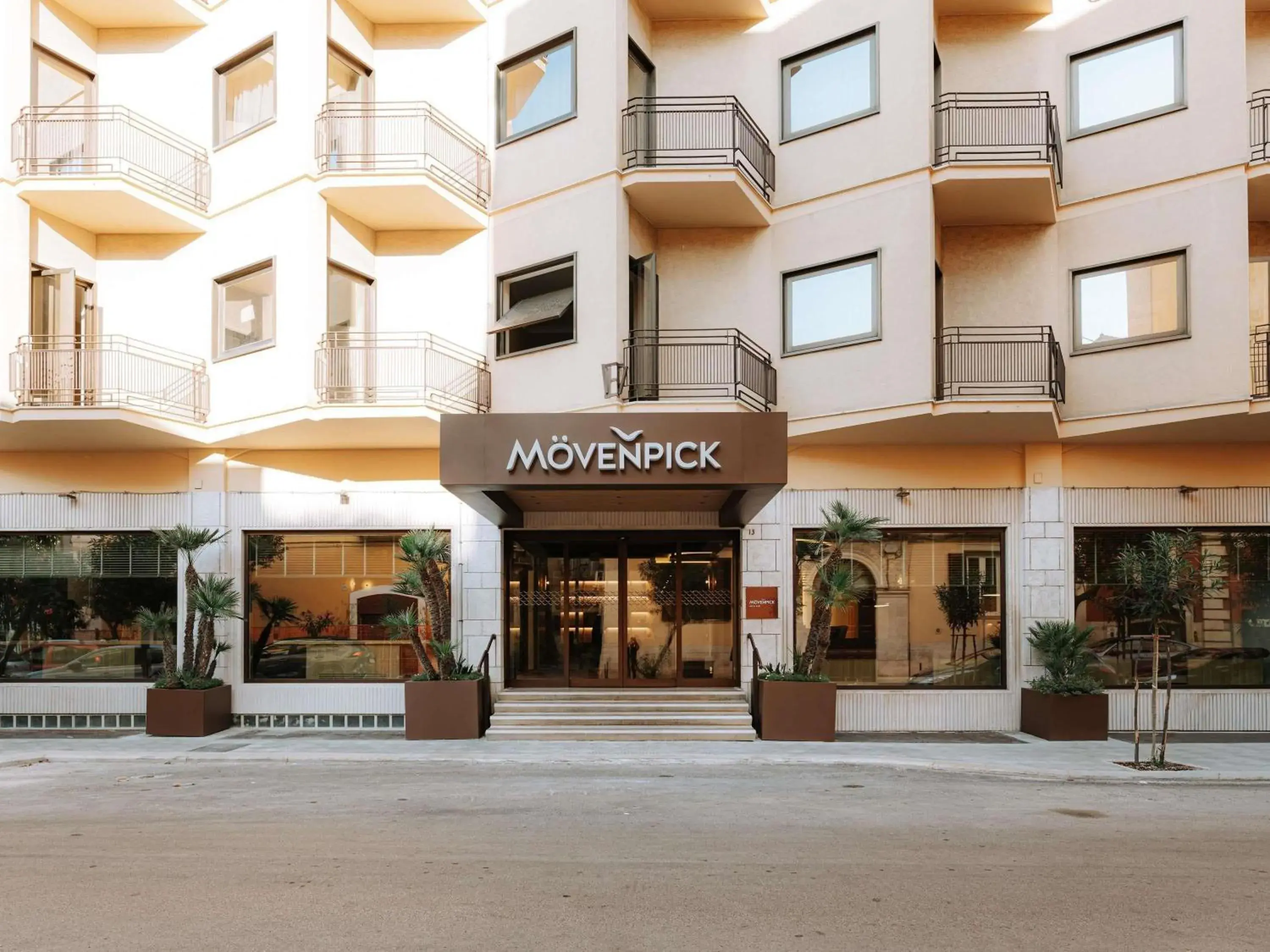 Property building in Mövenpick Hotel Bari Property building in Mövenpick Hotel Bari