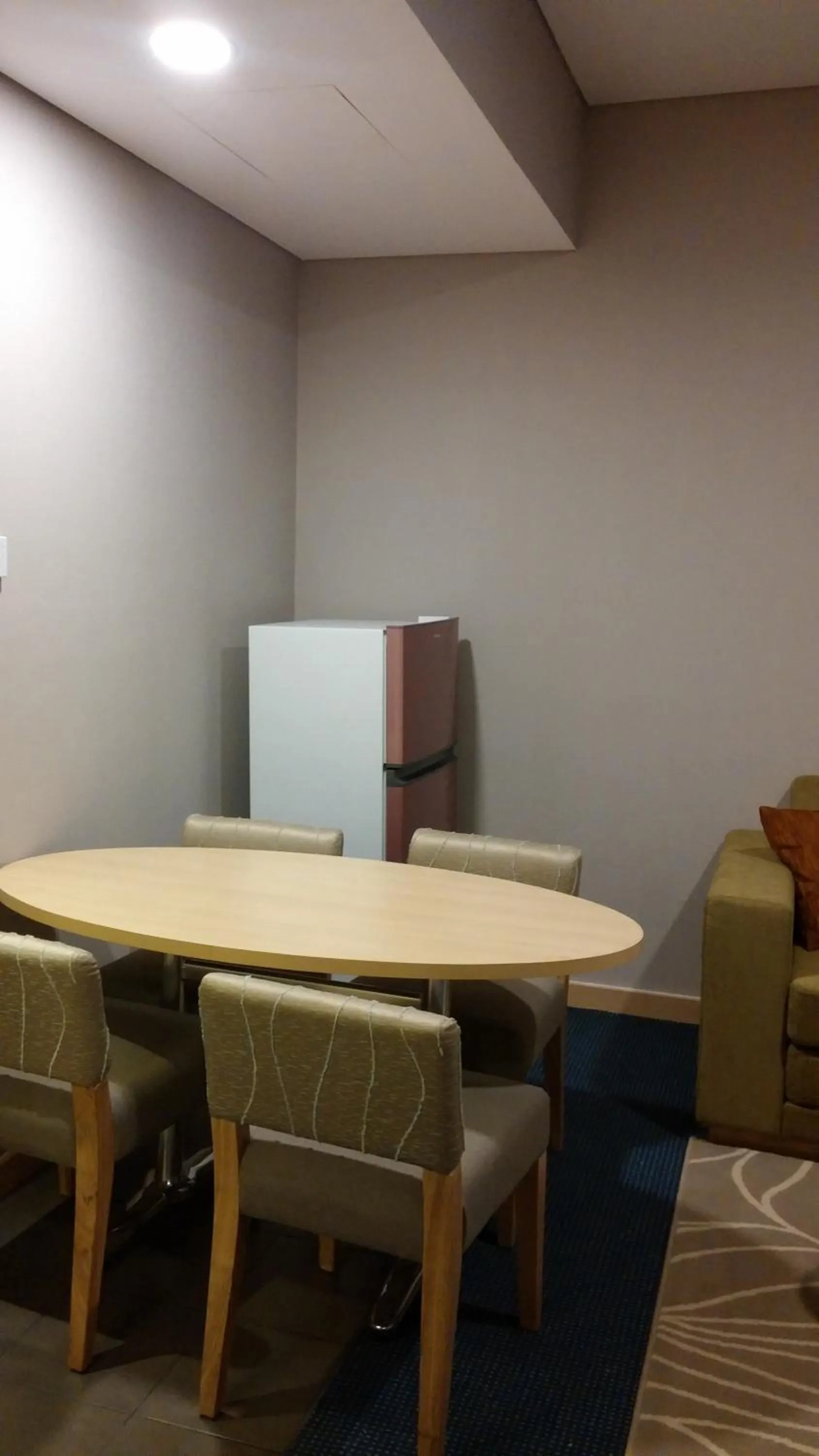 Dining area in GTV Hotel