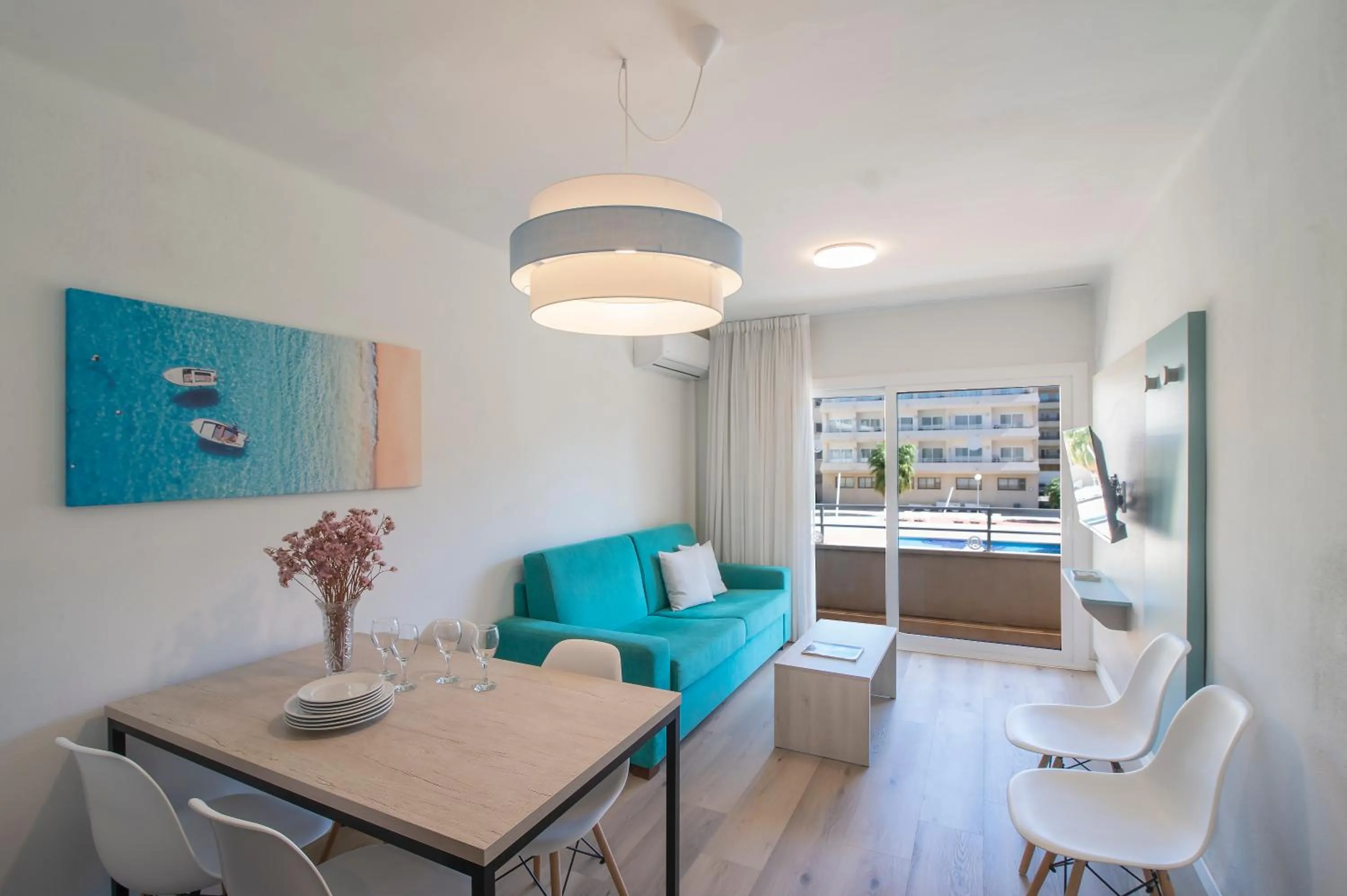 Living room in Pierre & Vacances Estartit Playa