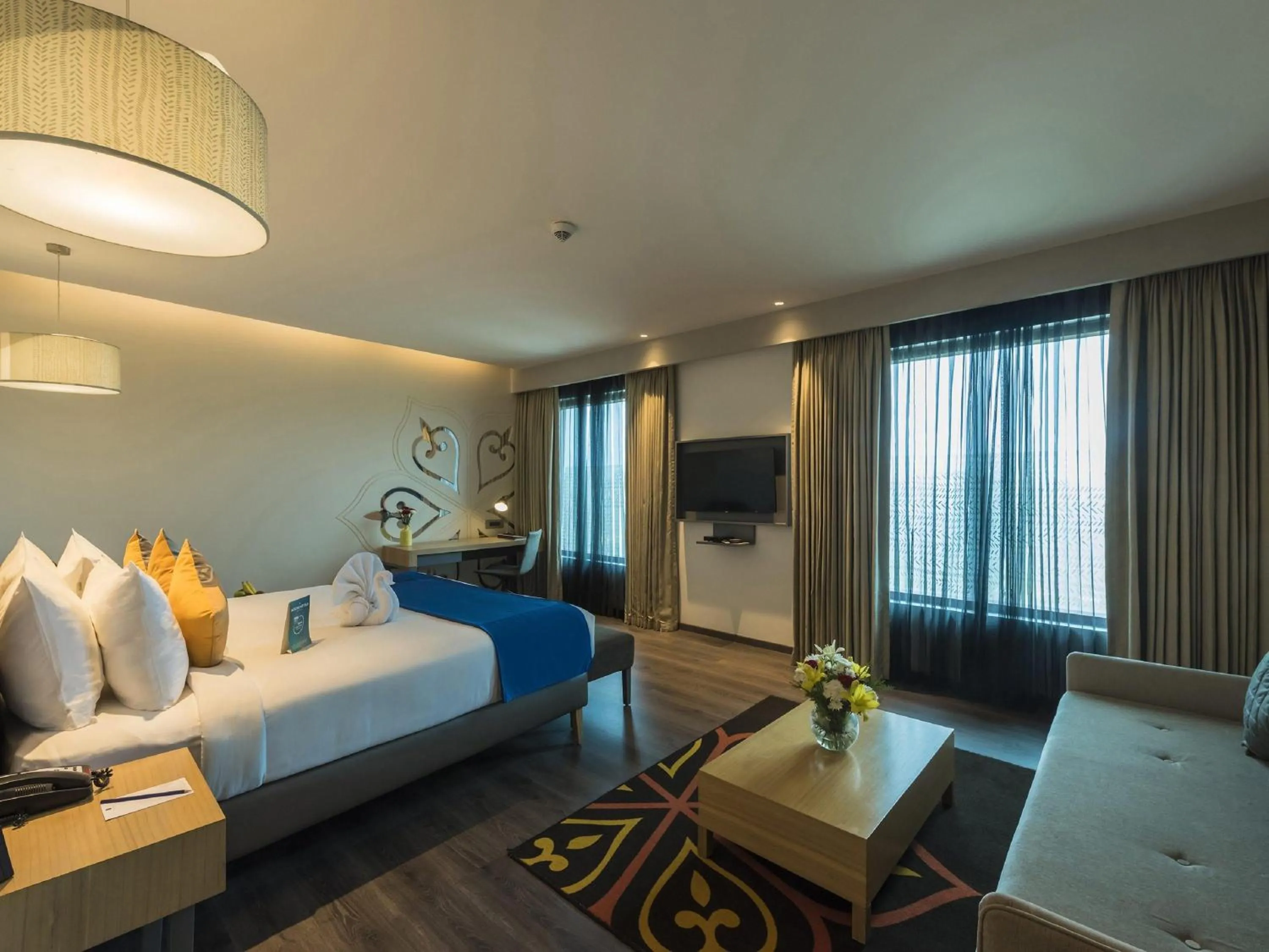 Bedroom, Bed in Grand Mercure Mysore - An Accor Brand