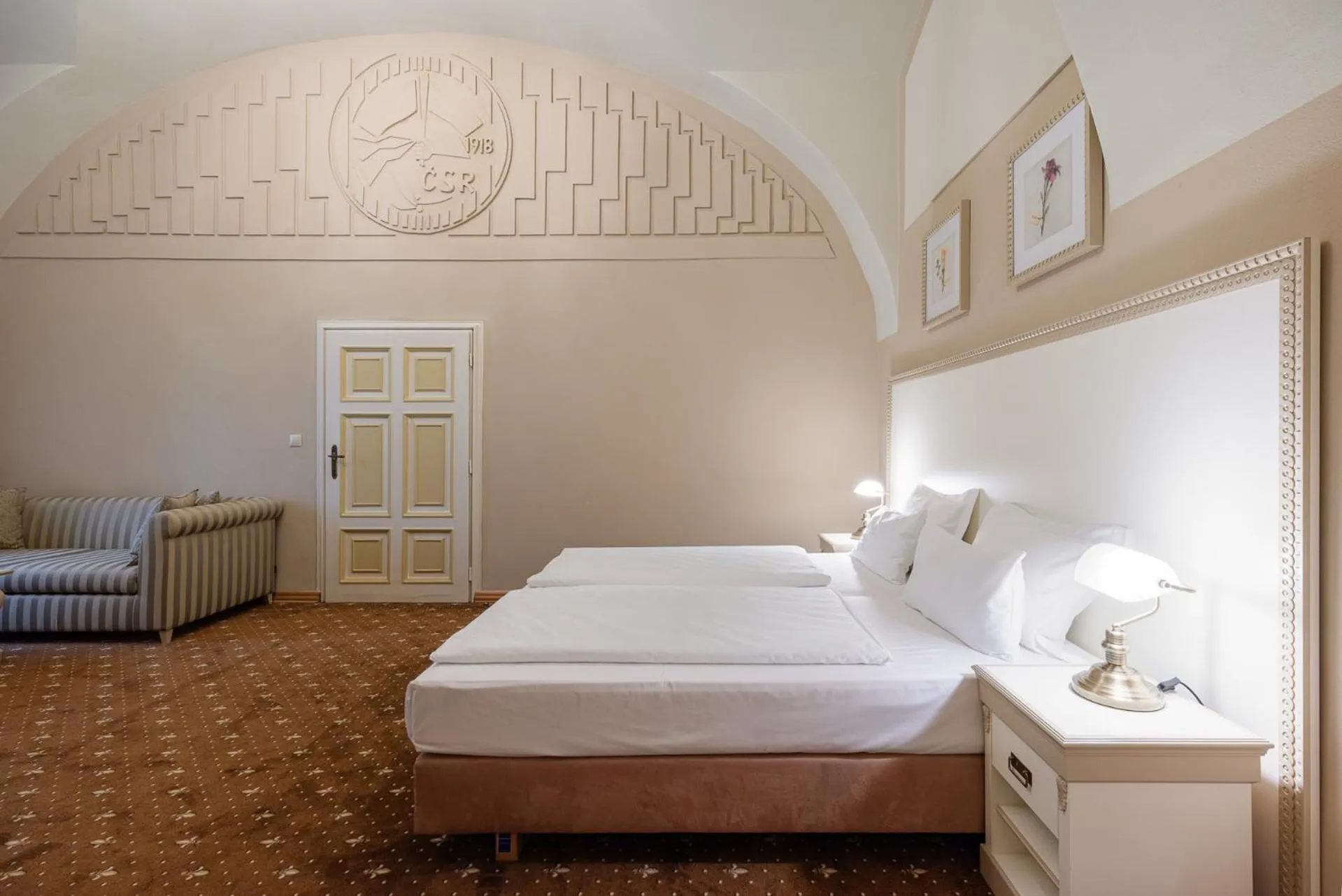 Bed in Hotel Gino Park Palace - Kaštieľ Orlové