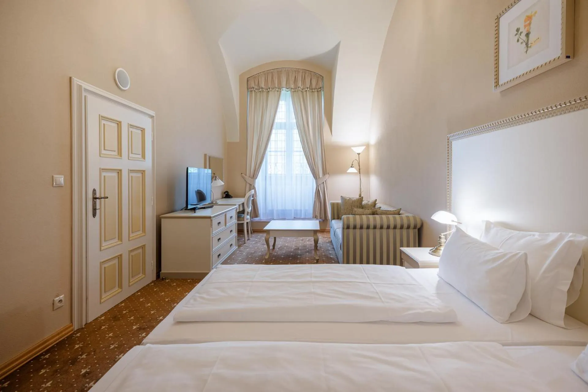 Bed in Hotel Gino Park Palace - Kaštieľ Orlové