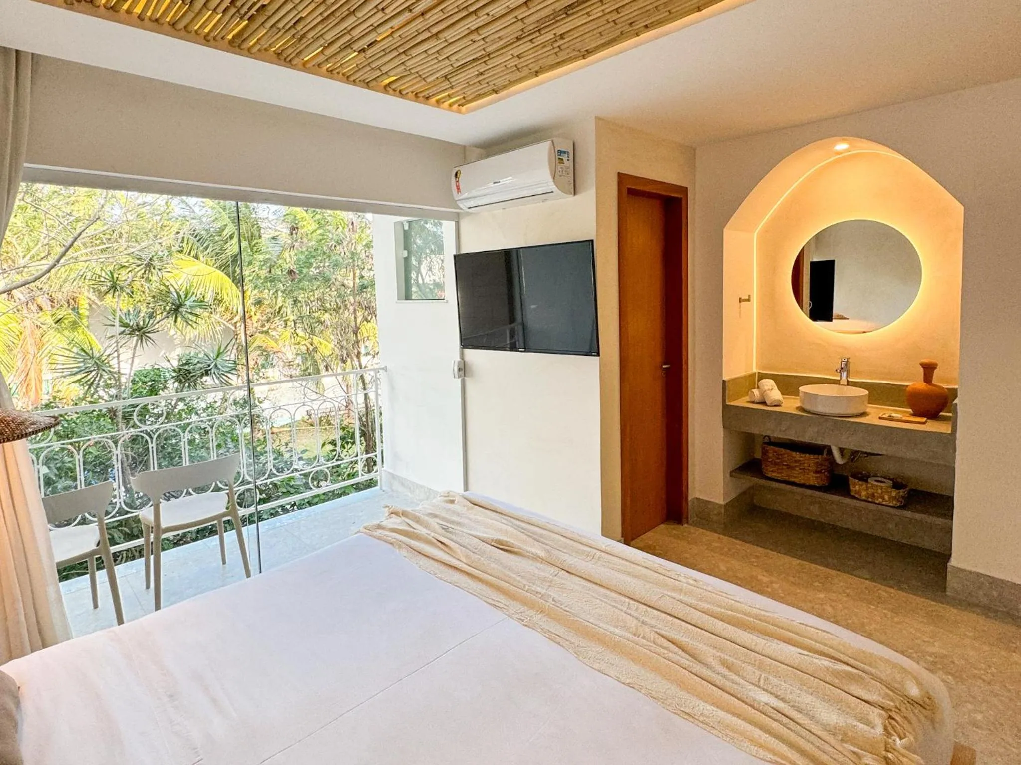 Bedroom, Bed in Hotel Premium Recanto da Passagem