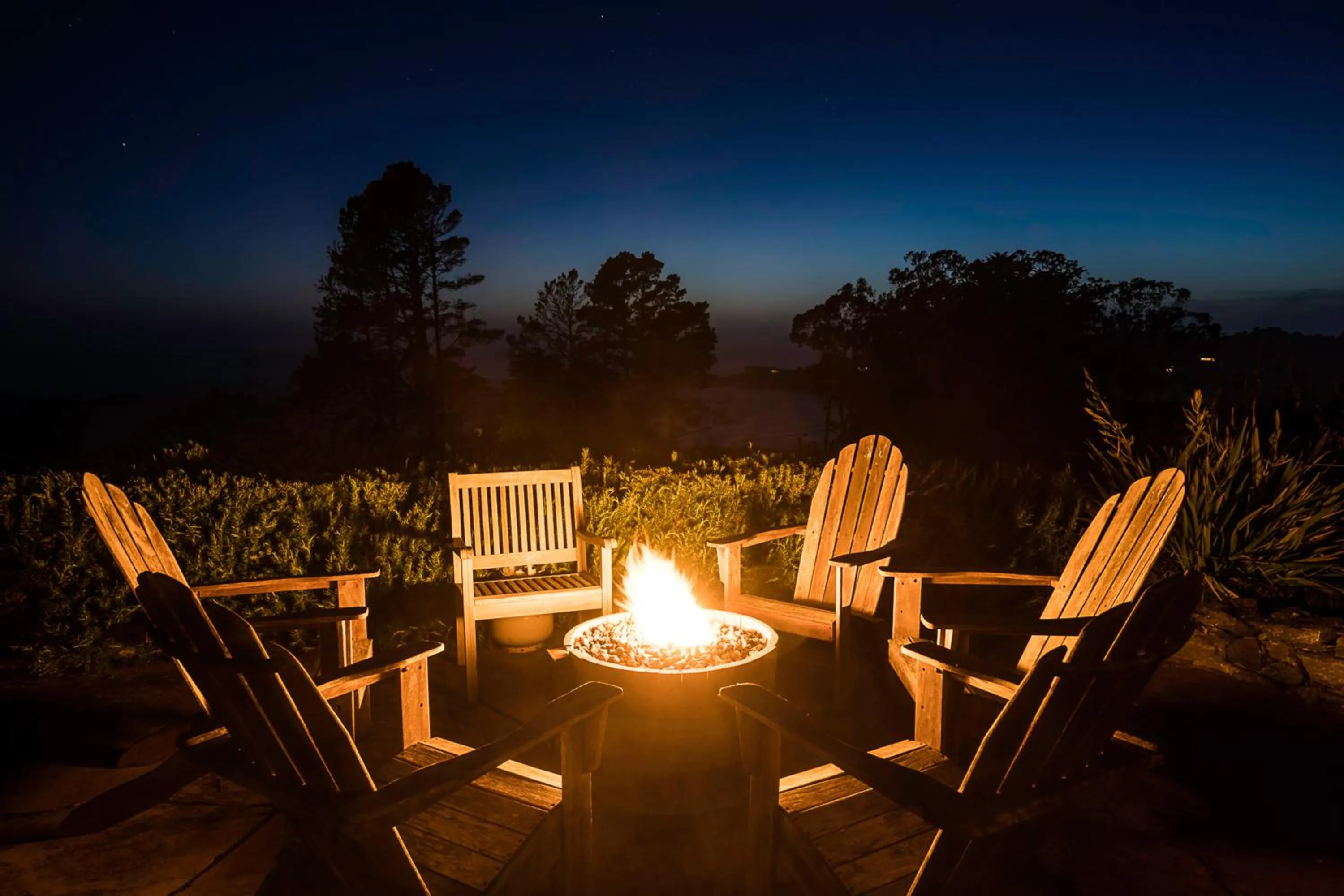 fireplace in Cottages at Little River Cove