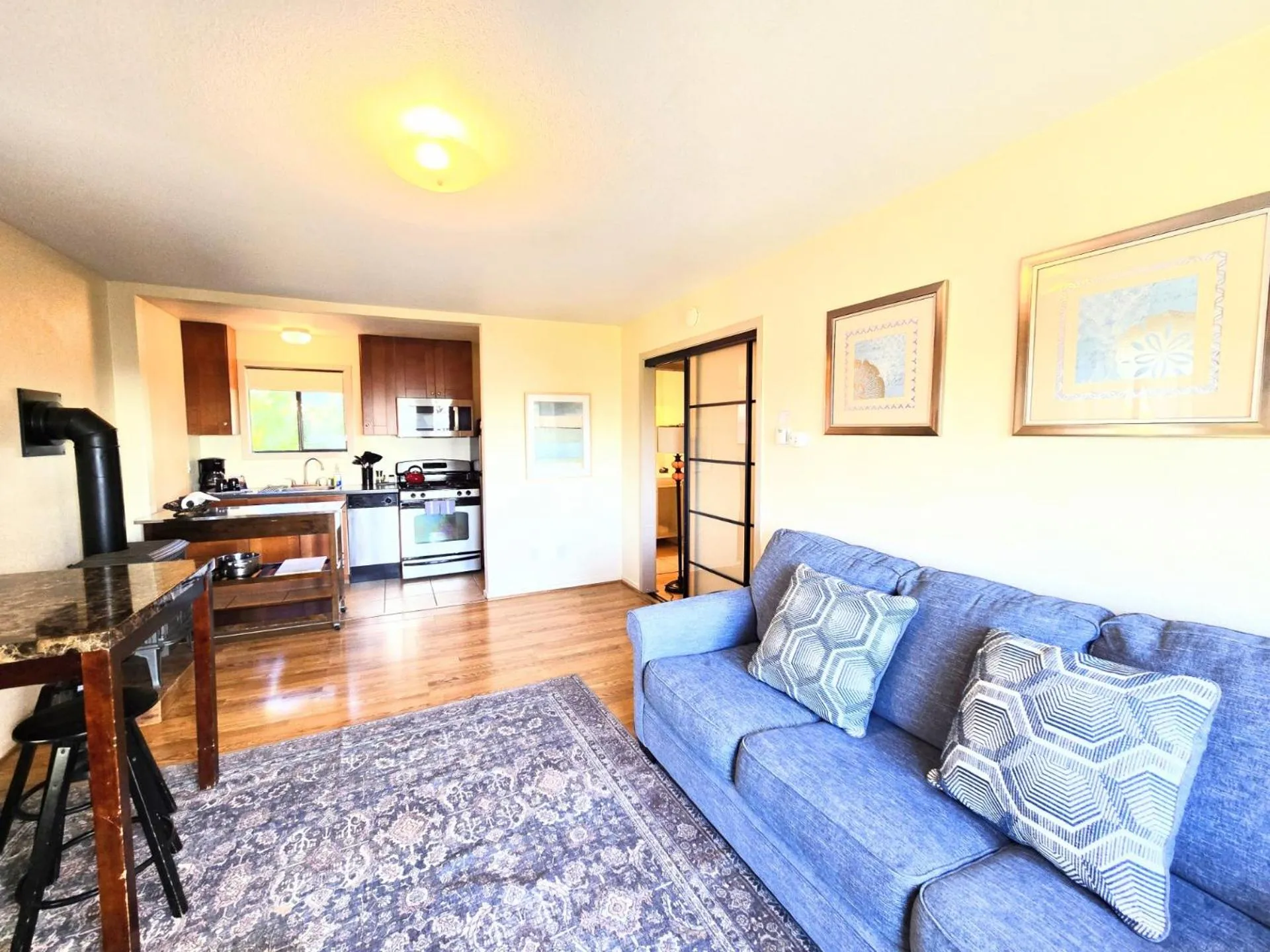 Living room in Cottages at Little River Cove