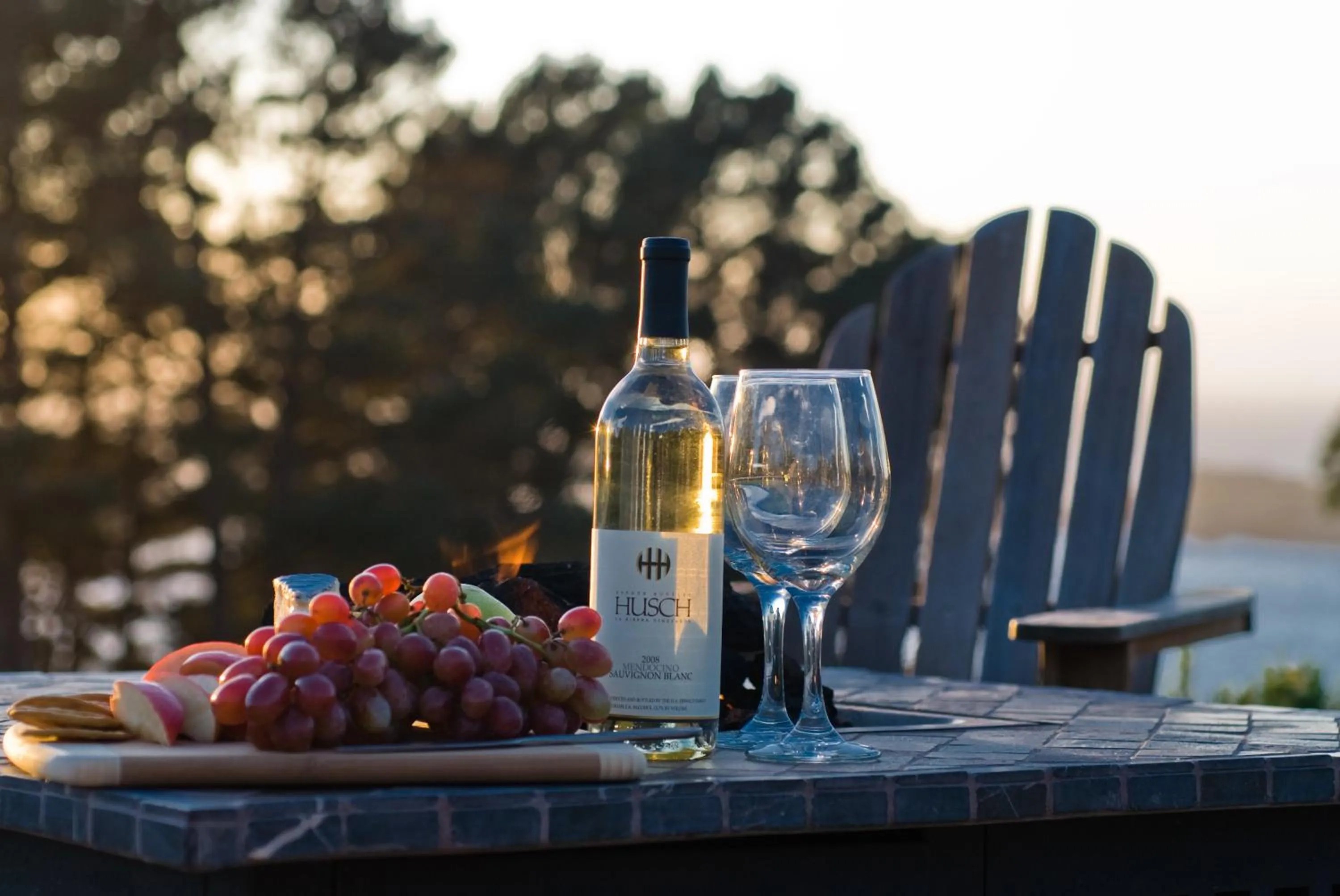 Sunset in Cottages at Little River Cove