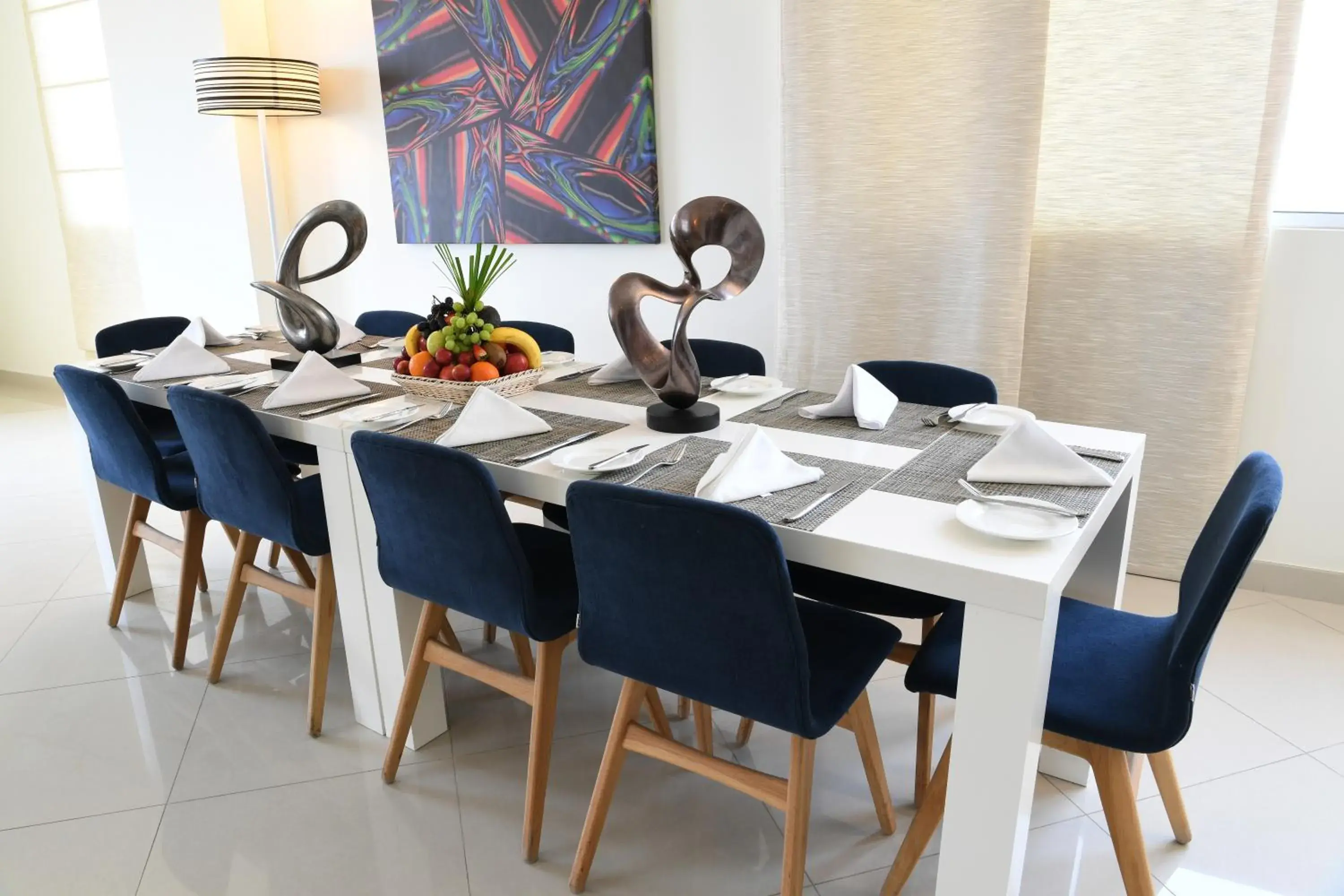 Dining area in Gulf Suites Hotel Amwaj