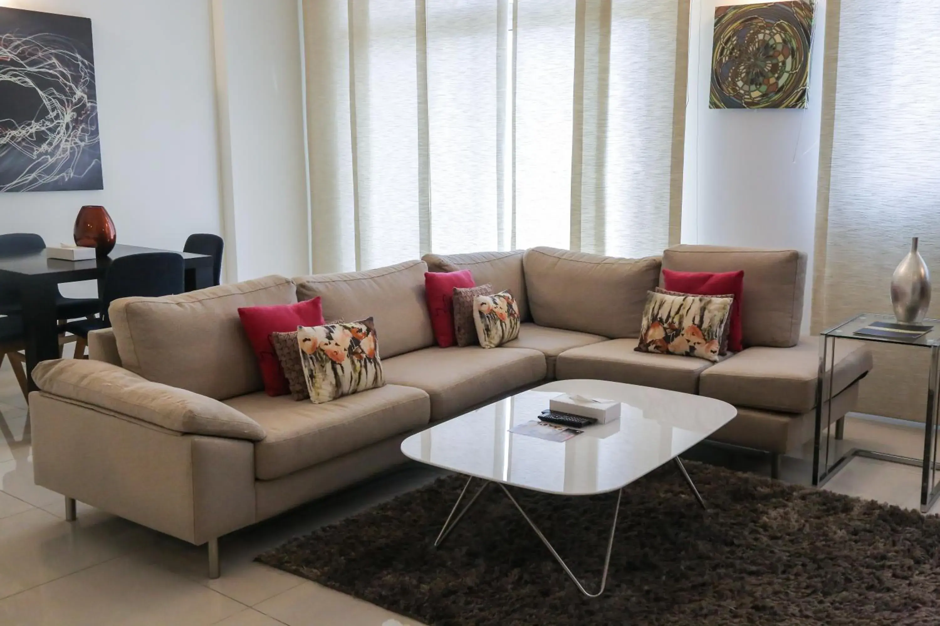 Living room, Seating Area in Gulf Suites Hotel Amwaj