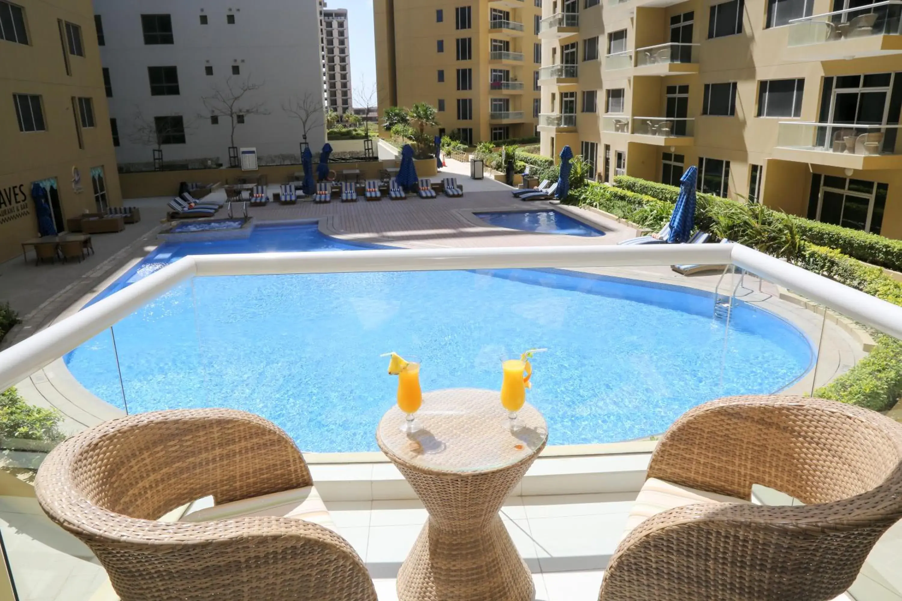 Swimming Pool in Gulf Suites Hotel Amwaj