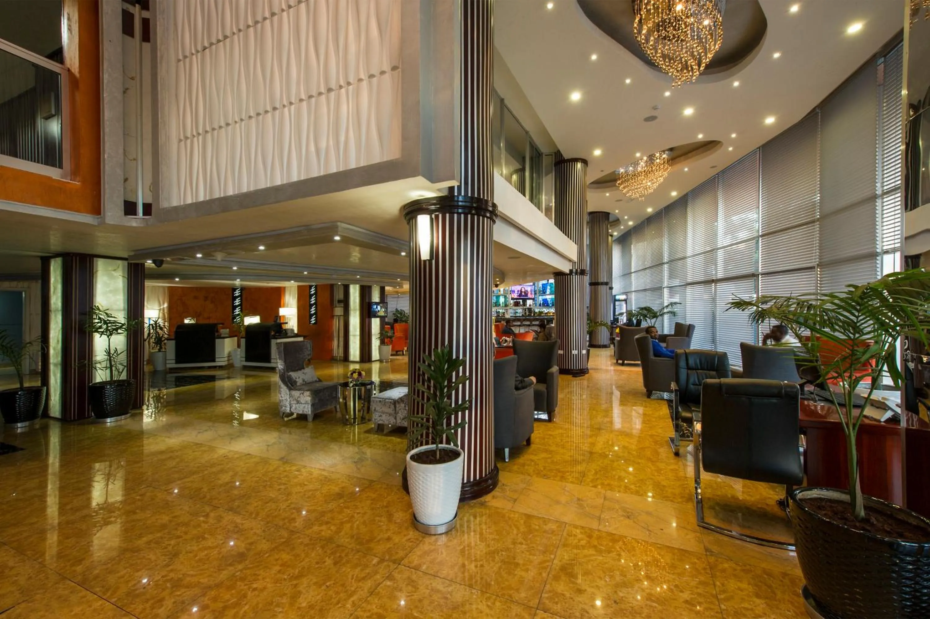 Lobby or reception in Grand Eliana Hotel Conference & Spa