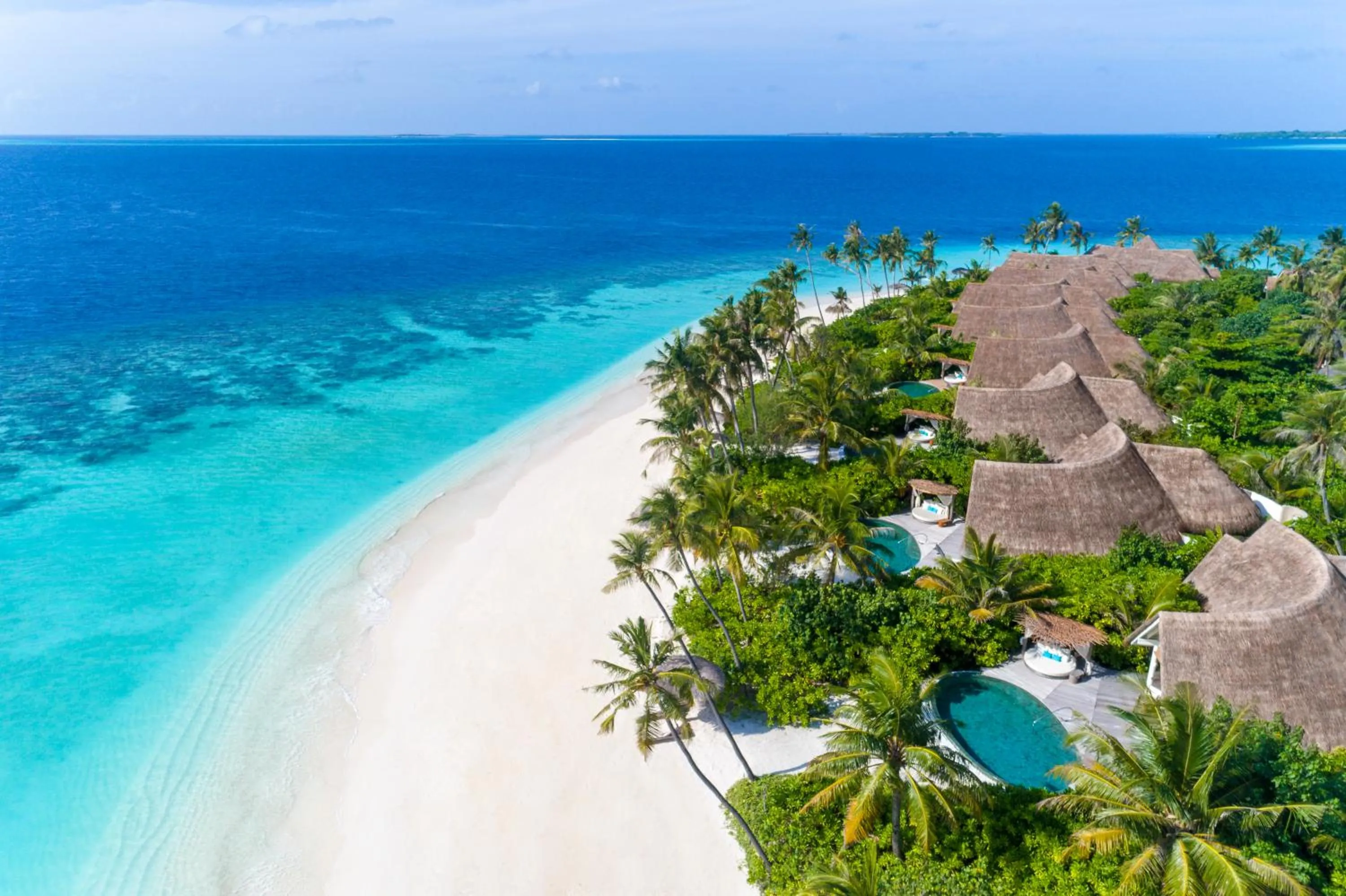 Bird's eye view in Milaidhoo Maldives