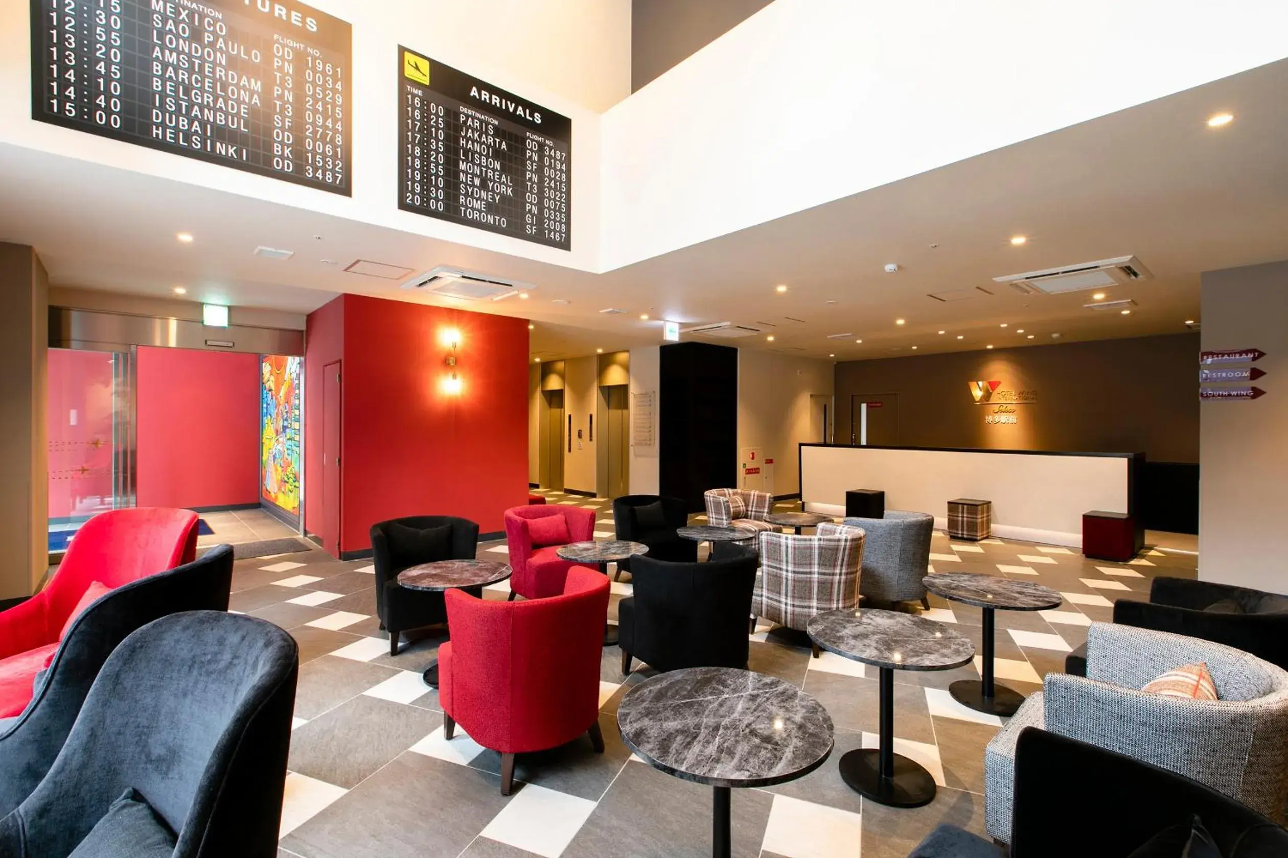 Lobby or reception in Hotel Wing International Select Hakata-Ekimae Lobby or reception in Hotel Wing International Select Hakata-Ekimae