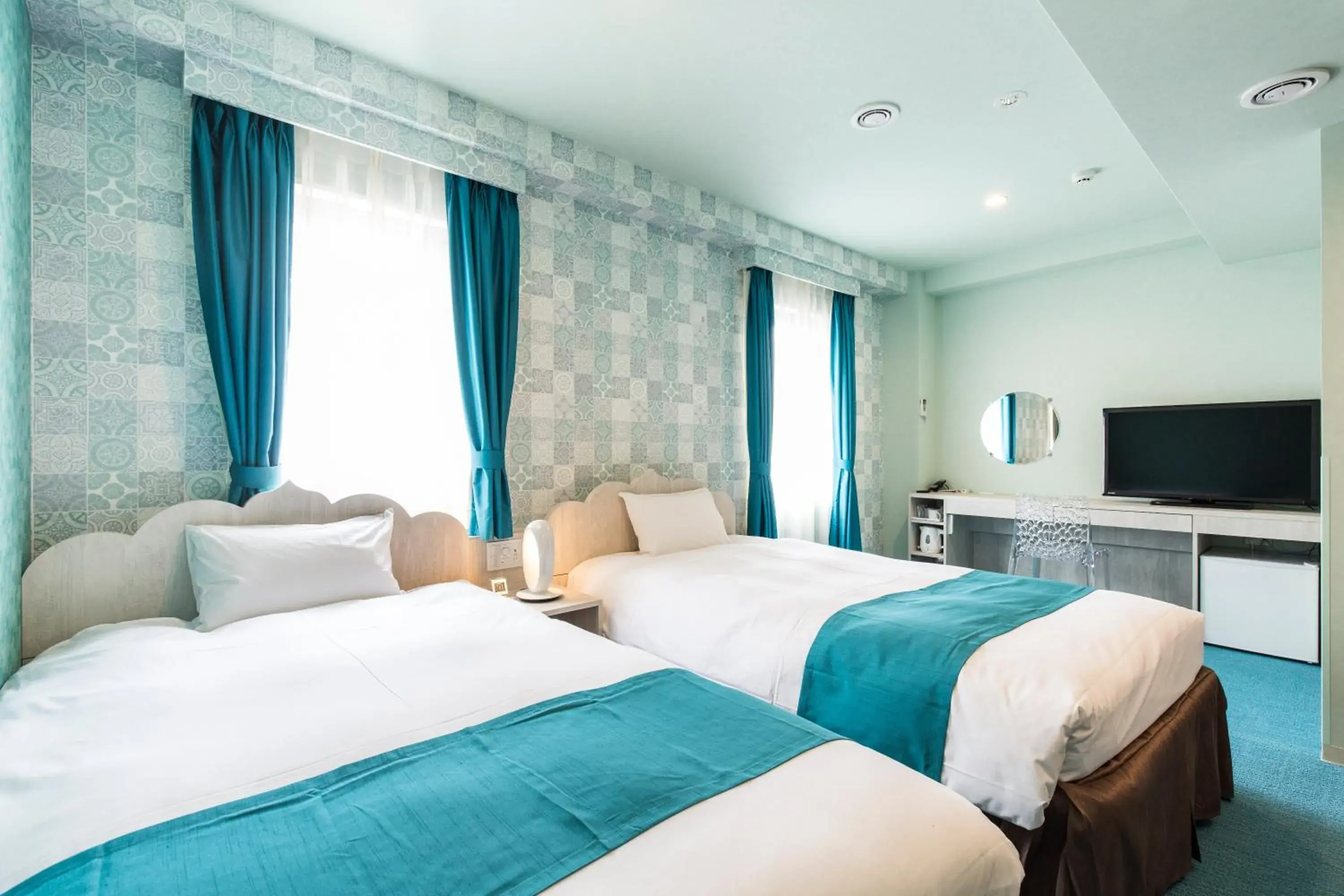 Bed in Hotel Wing International Select Hakata-Ekimae Bed in Hotel Wing International Select Hakata-Ekimae