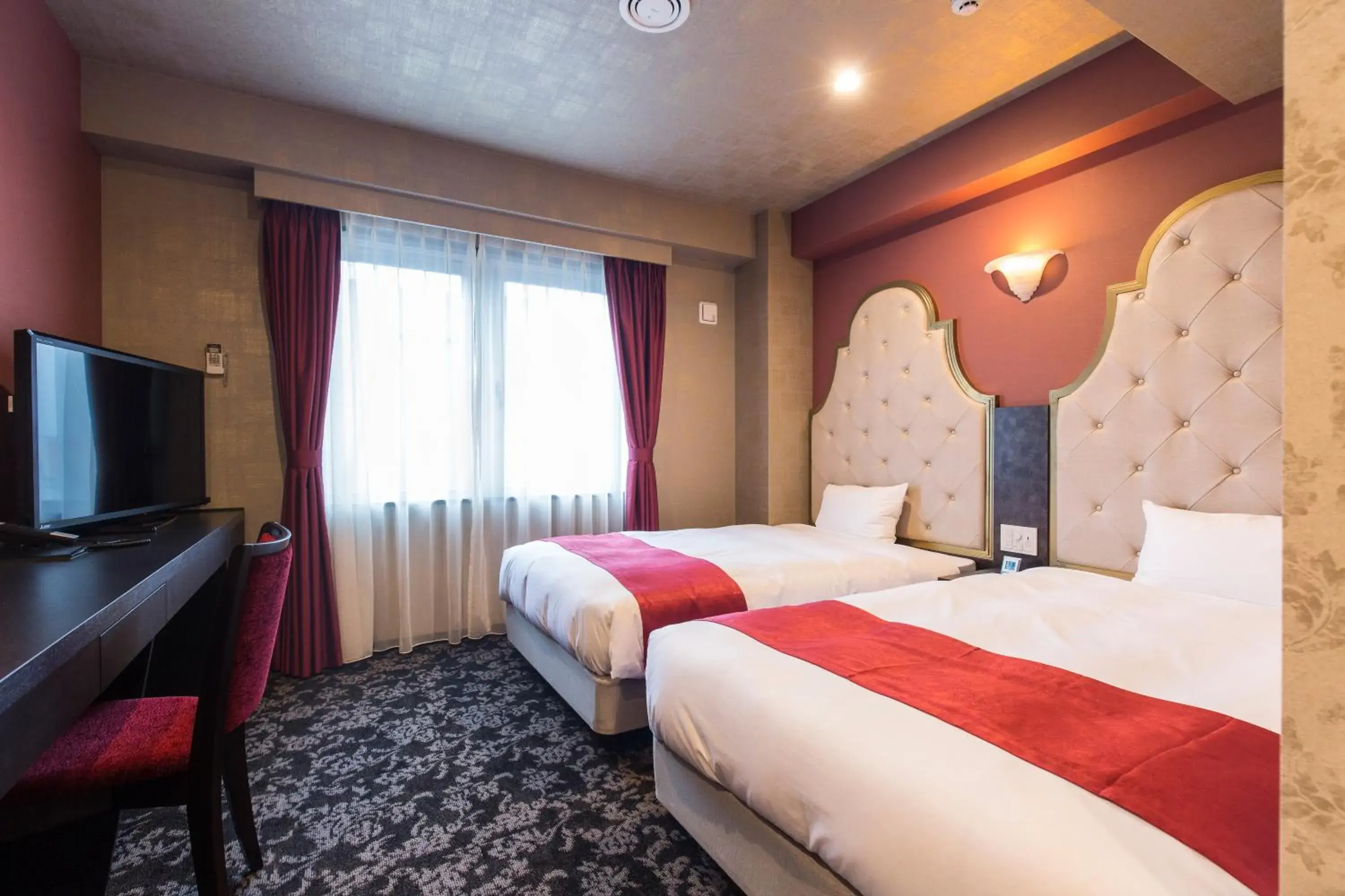 Bed in Hotel Wing International Select Hakata-Ekimae Bed in Hotel Wing International Select Hakata-Ekimae