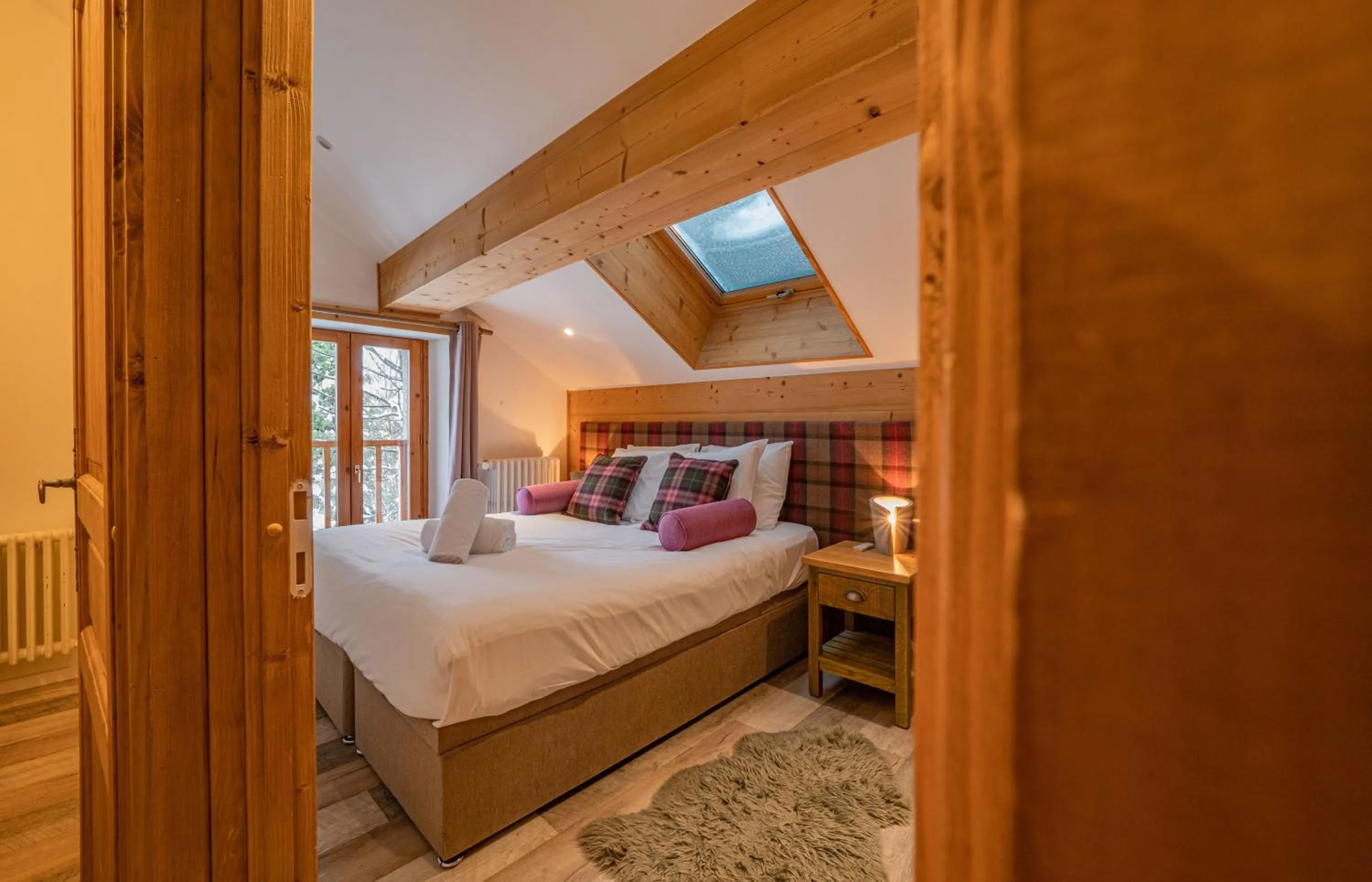 Bed in Loft Apartment High Rimaye - Mont Blanc Views, Close to Brevent