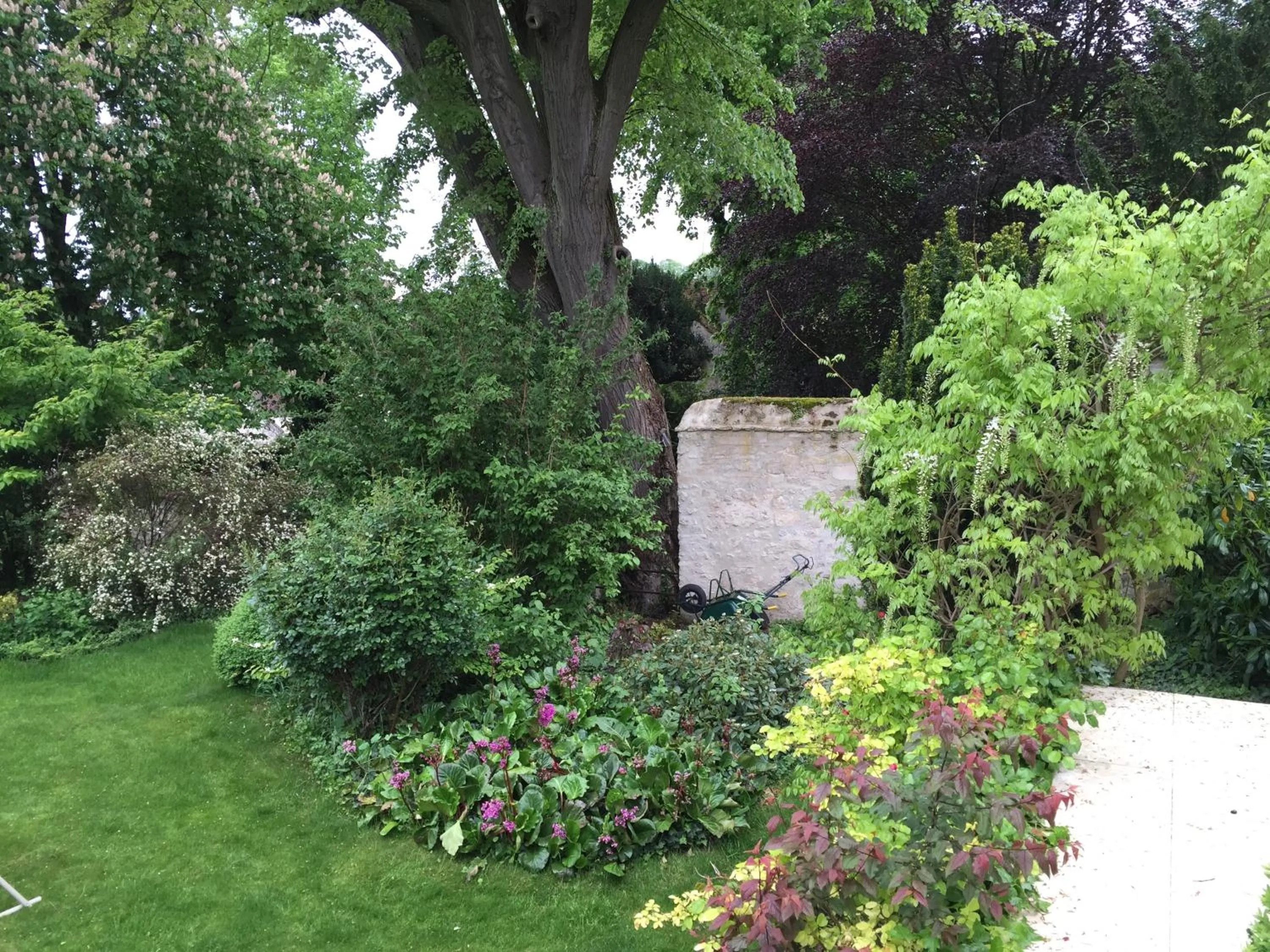 Garden in Le Castel Ecossais