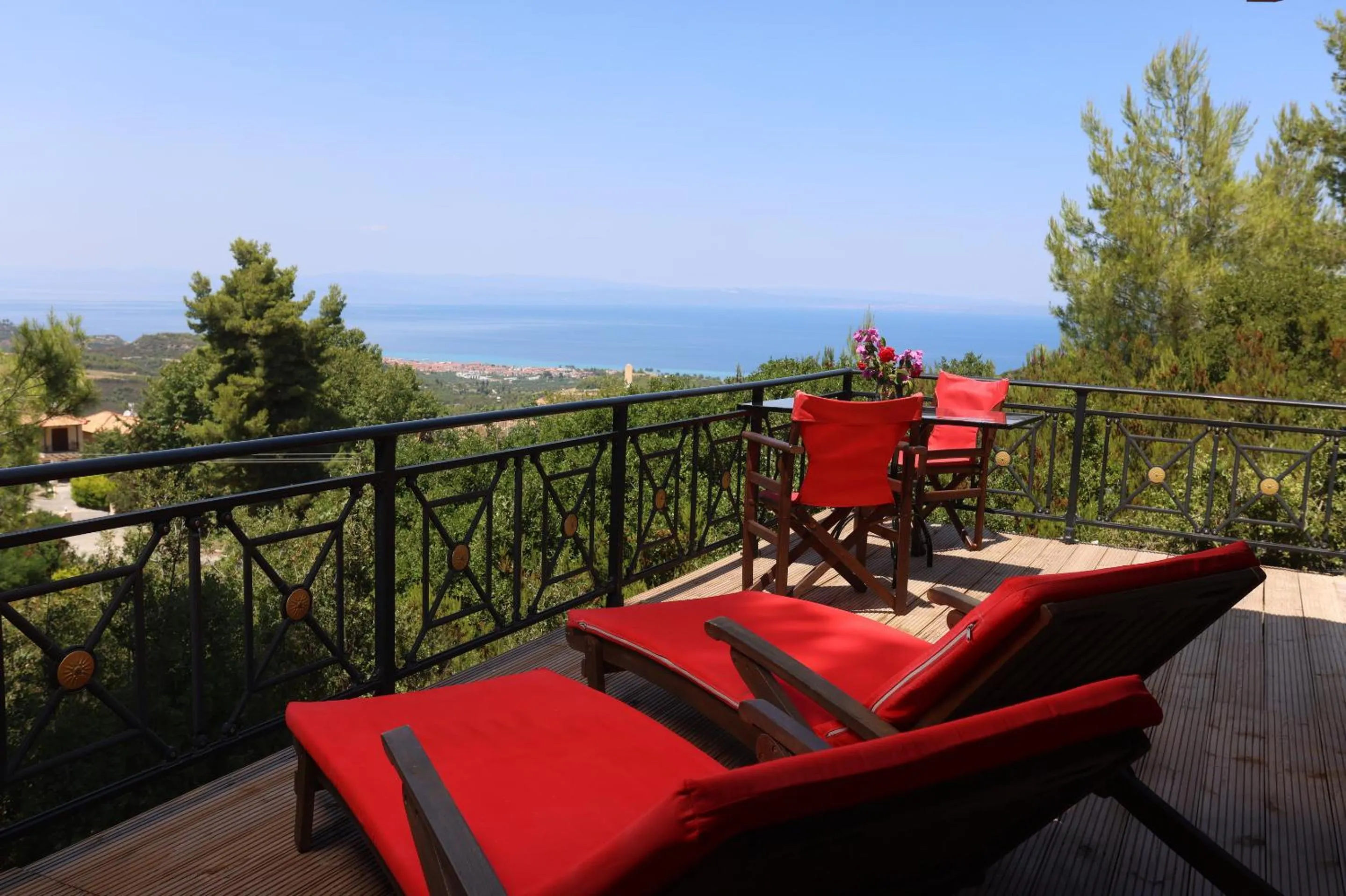 Balcony/Terrace in Akritas Ef Zin Villas & Suites