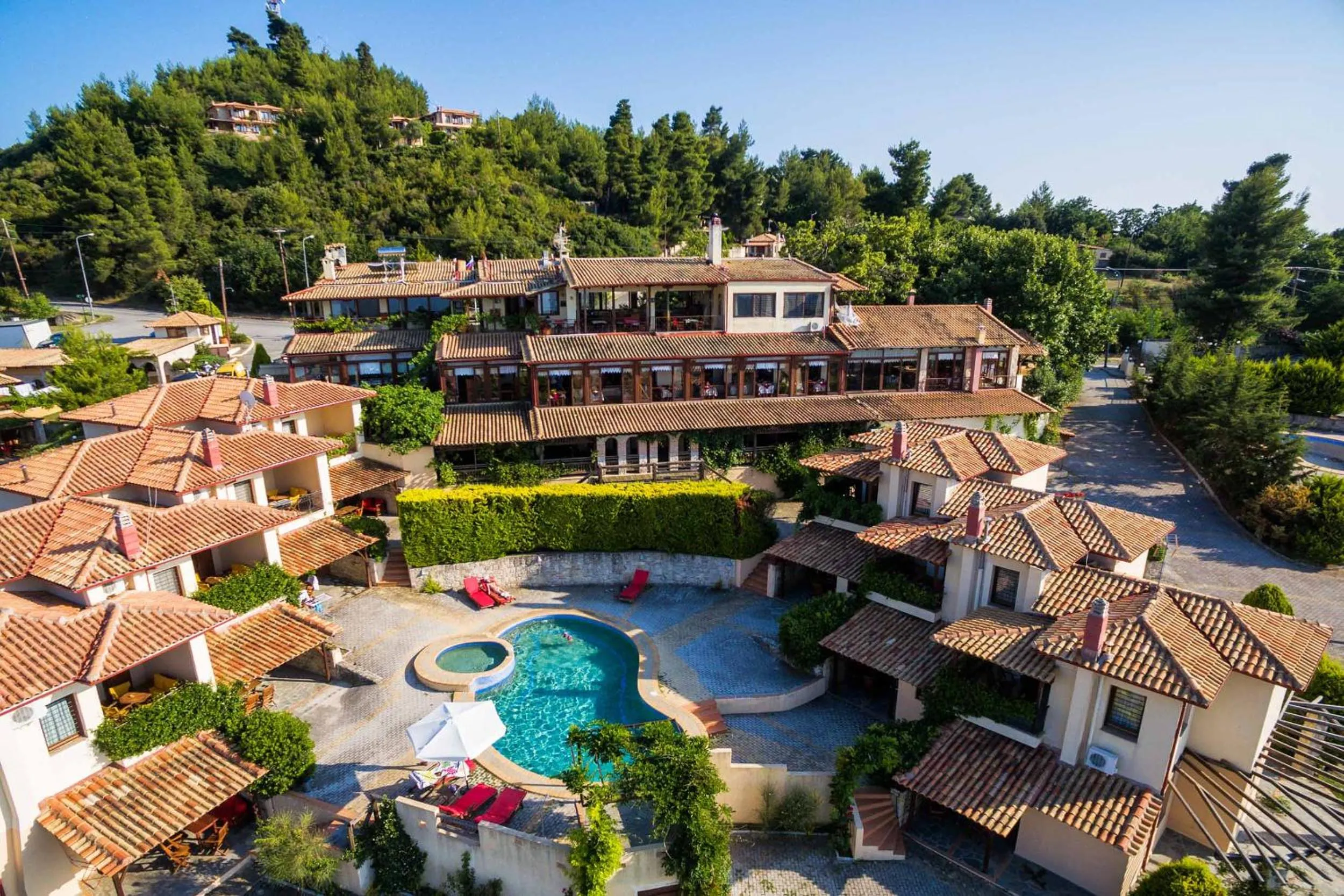 Bird's eye view in Akritas Ef Zin Villas & Suites