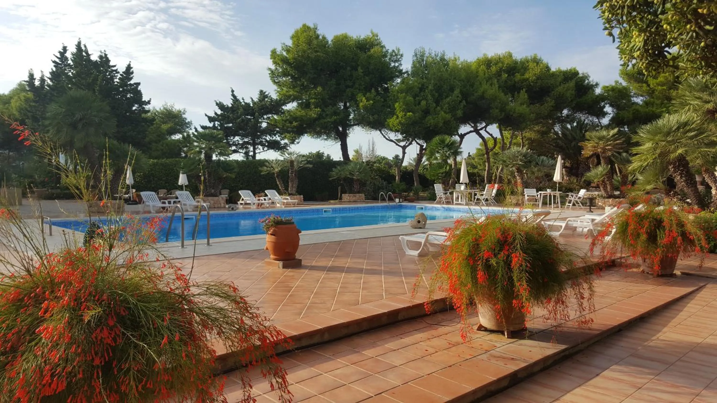 Pool view in Villa Margherita Residence