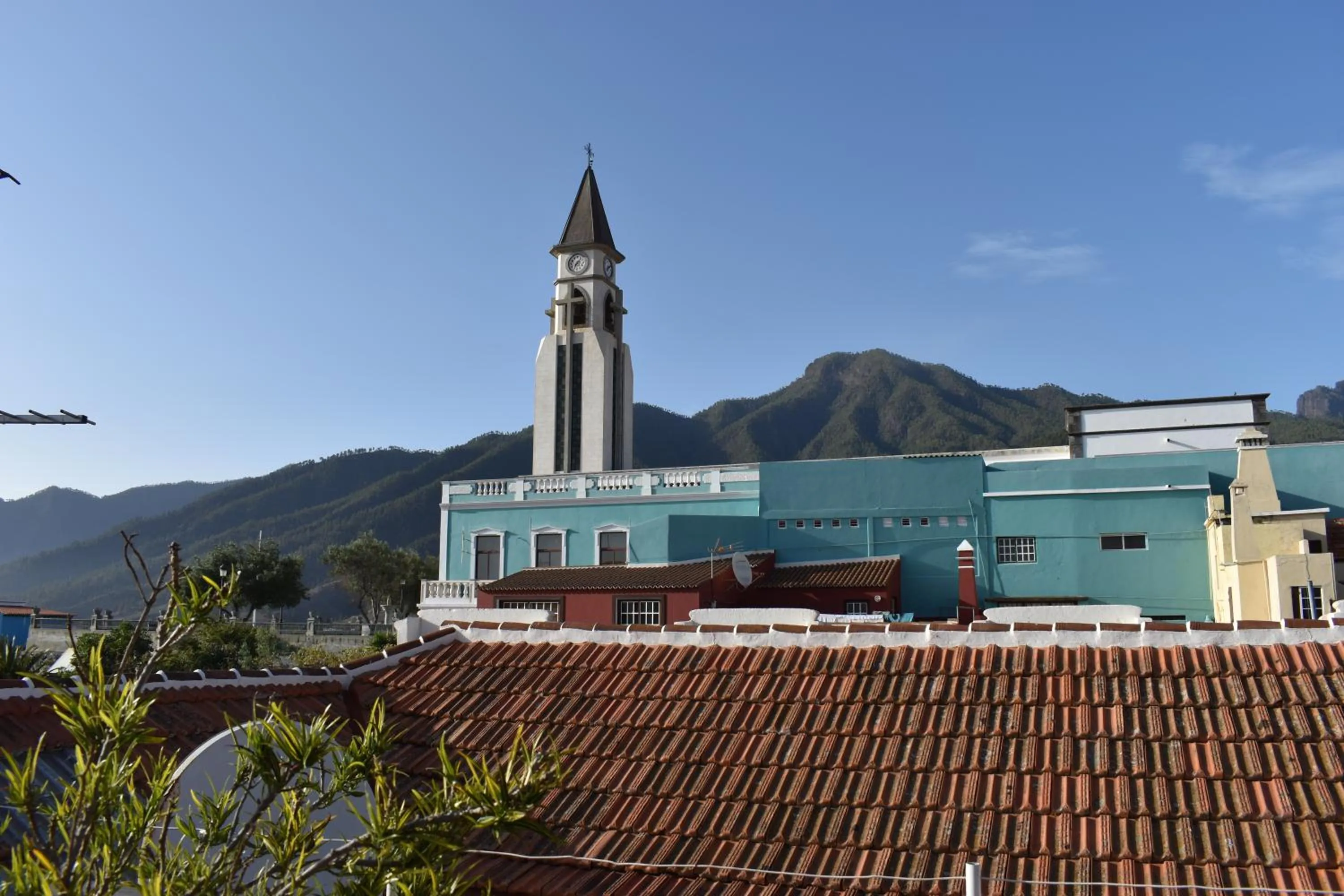 Balcony/Terrace in Hostel Albergue La Casa Encantada