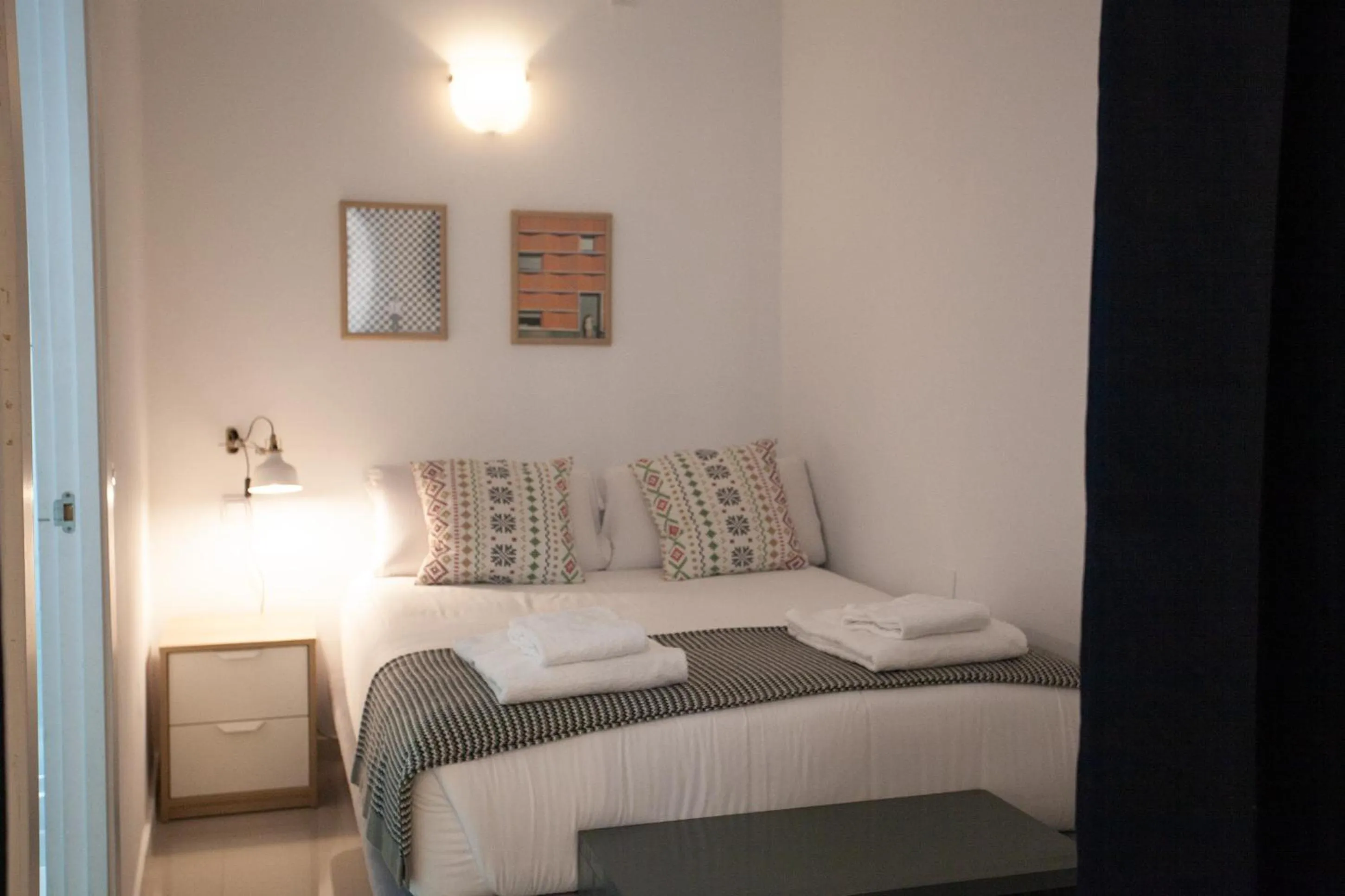 Bedroom, Bed in Apartment in Malasaña