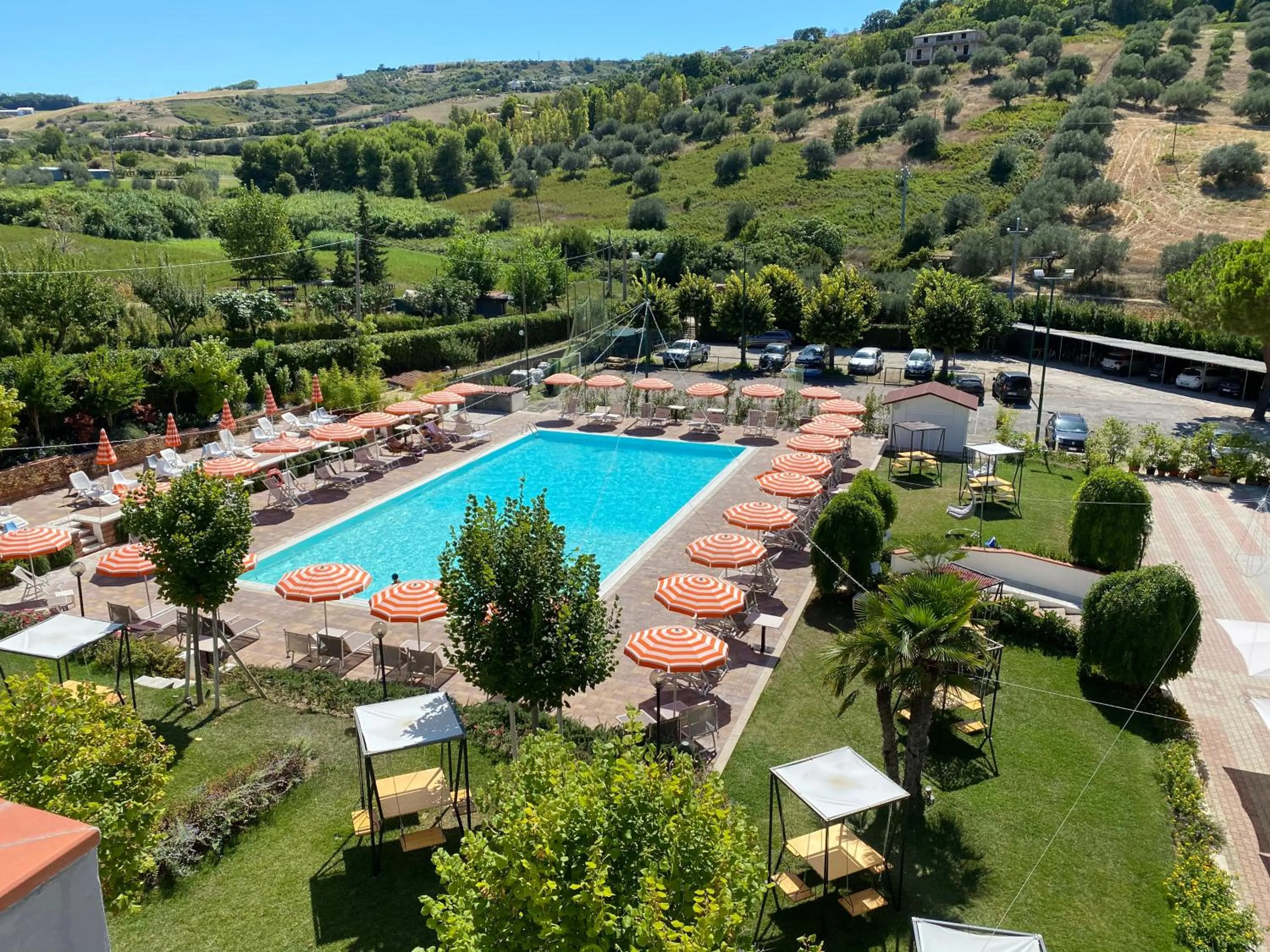 Bird's eye view in Pineto Resort