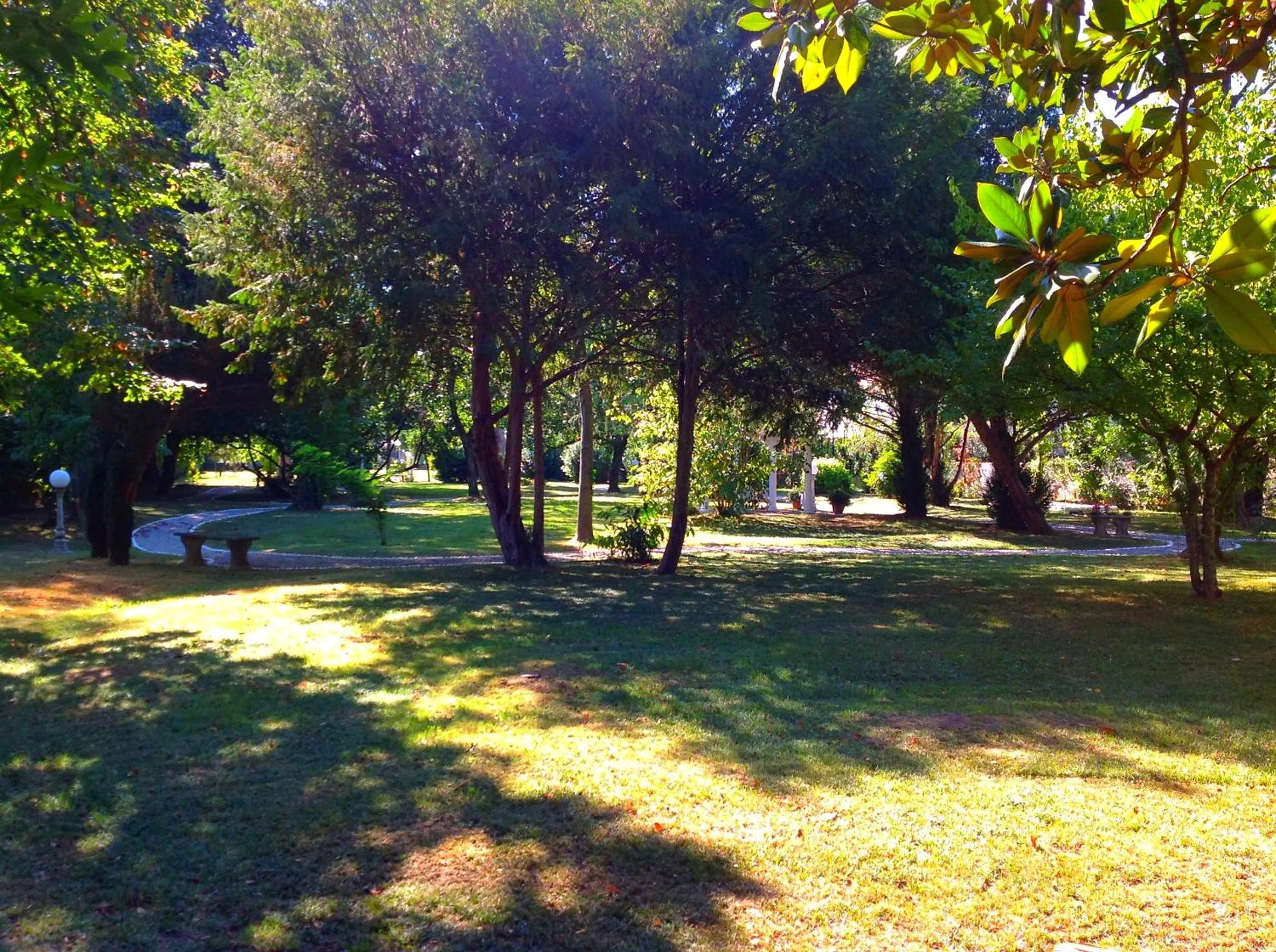 Garden view in B&b Villa Bornancini