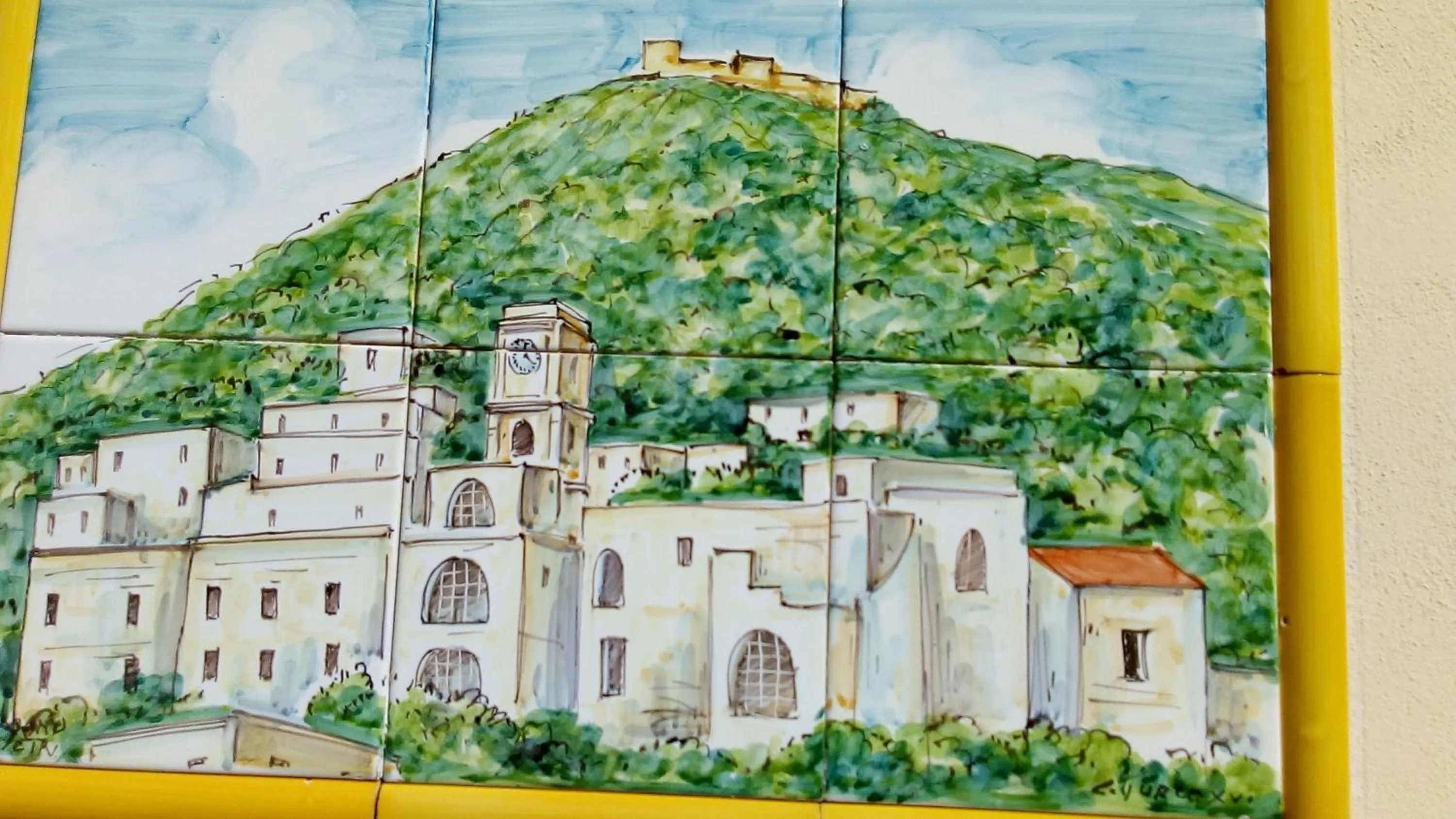 Decorative detail in B&B Le Volte