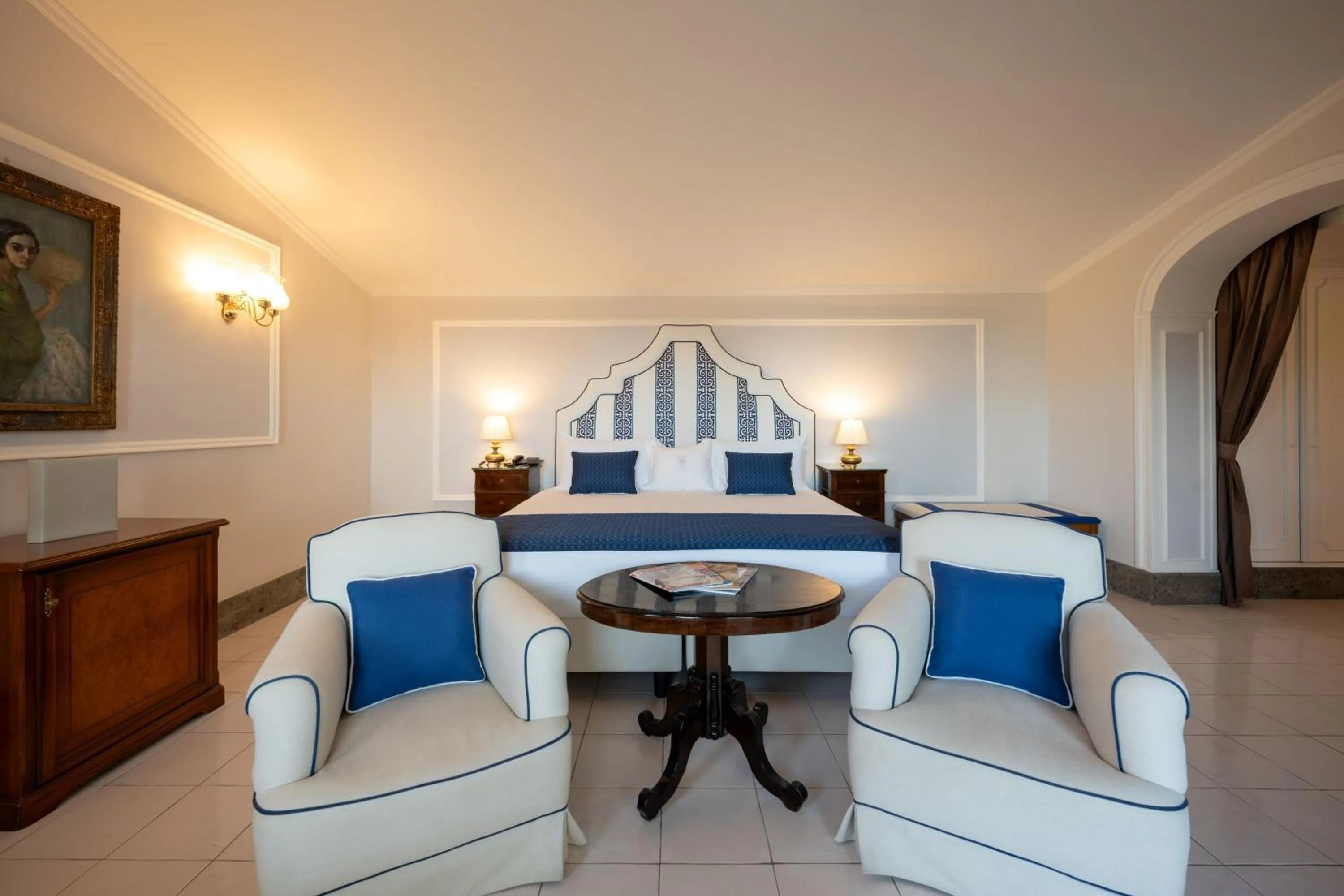 Bedroom in Grand Hotel Cocumella