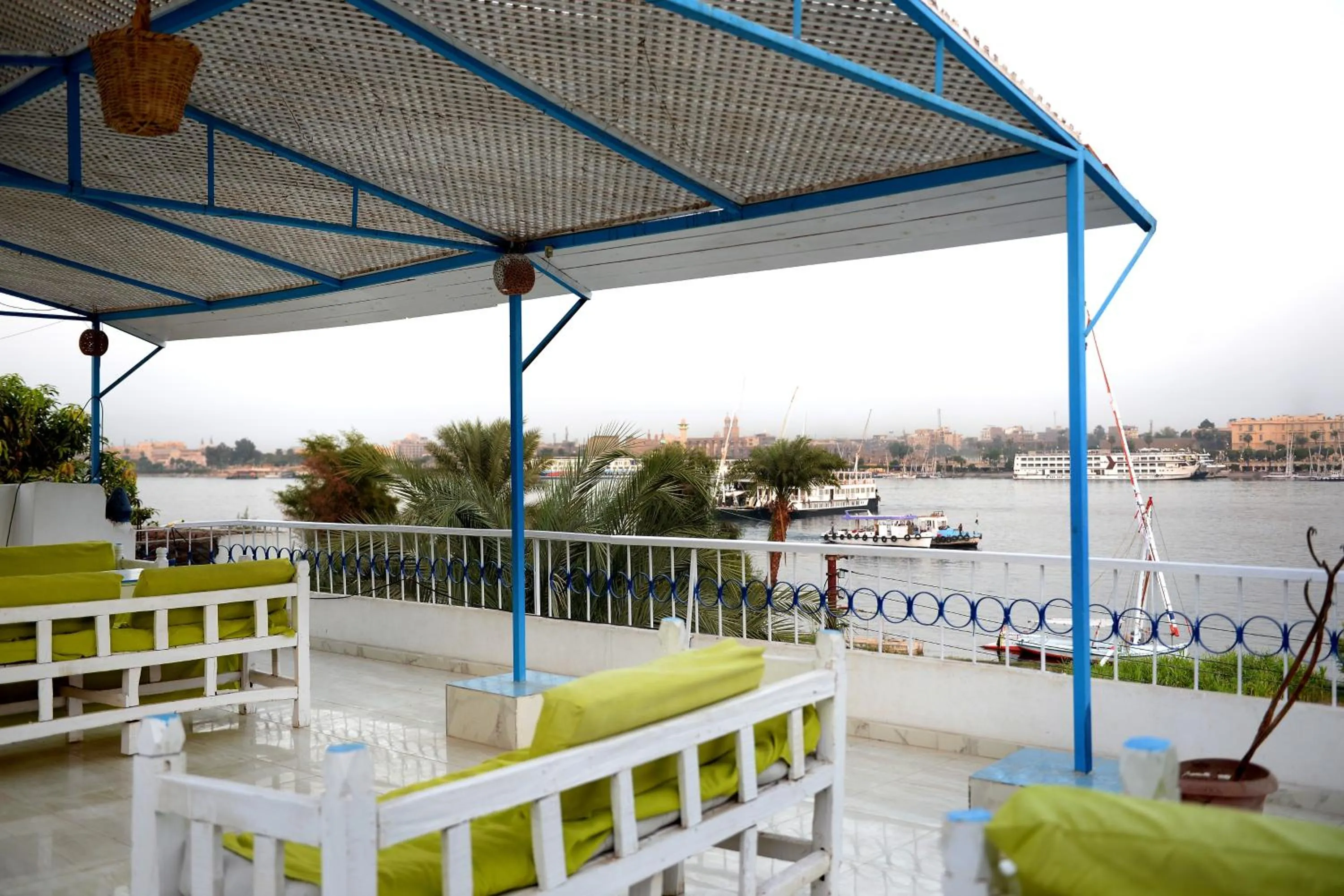 Patio in Luxor Guest House