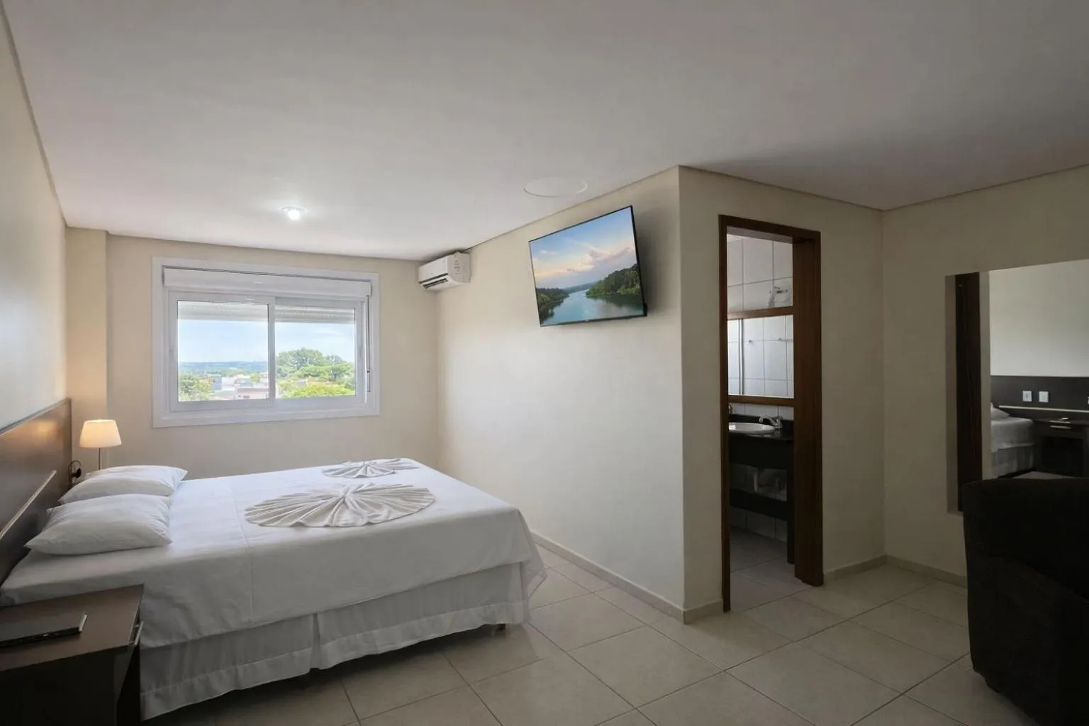 Bed in Hotel Nossa Casa