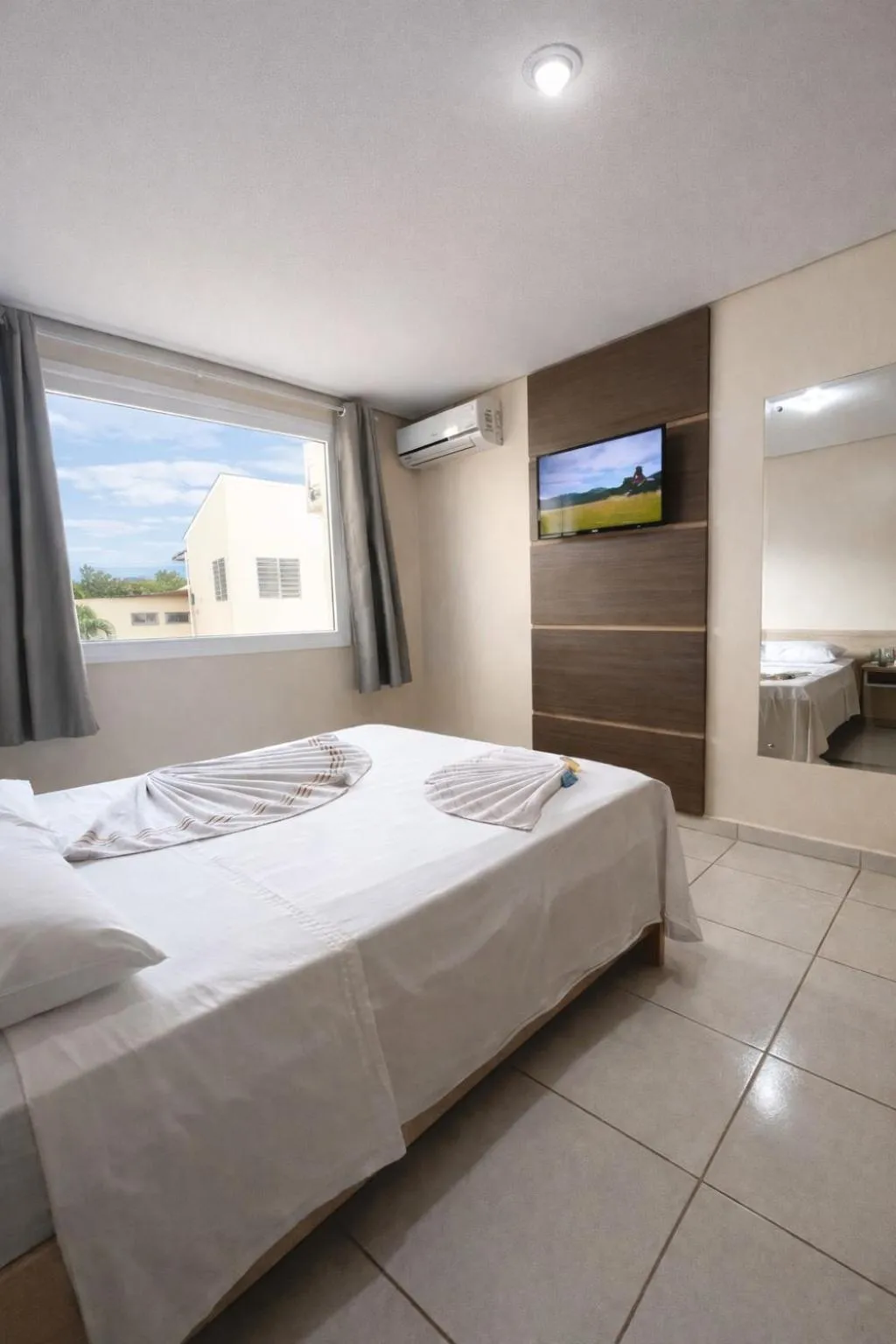 Bed in Hotel Nossa Casa