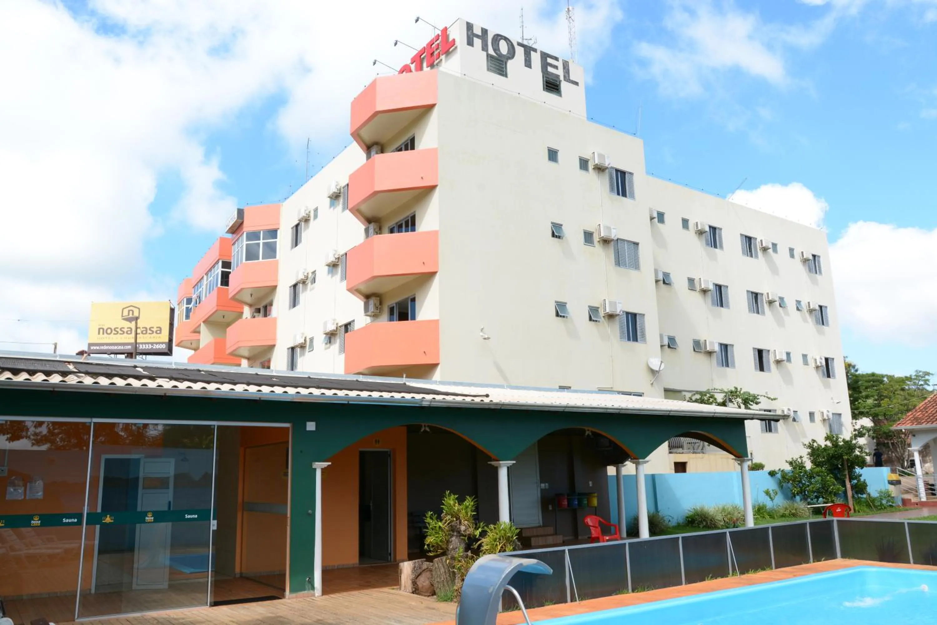 Property building in Hotel Nossa Casa