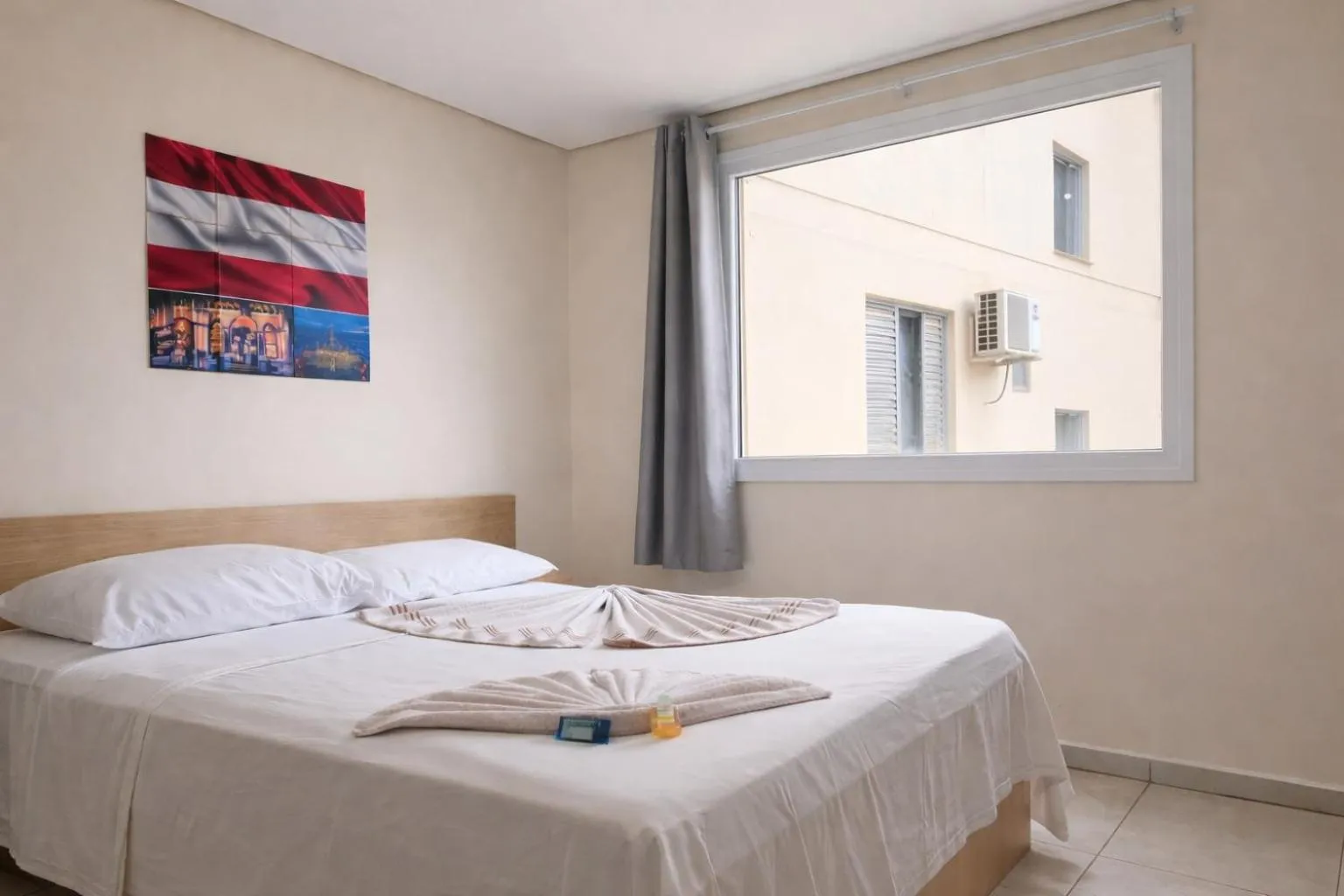 Bed in Hotel Nossa Casa