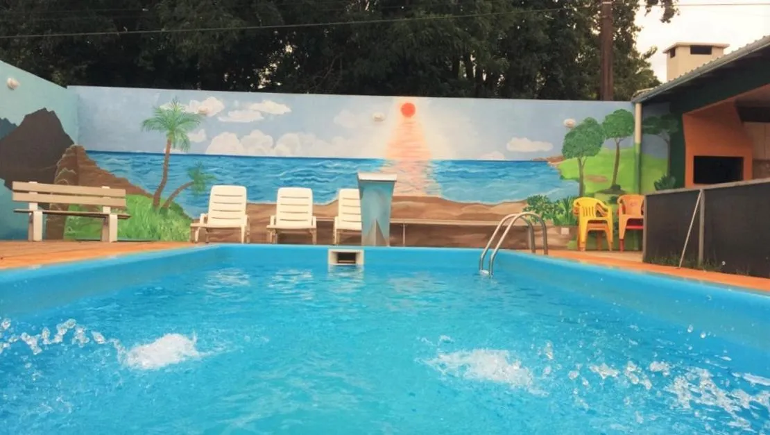 Swimming pool in Hotel Nossa Casa