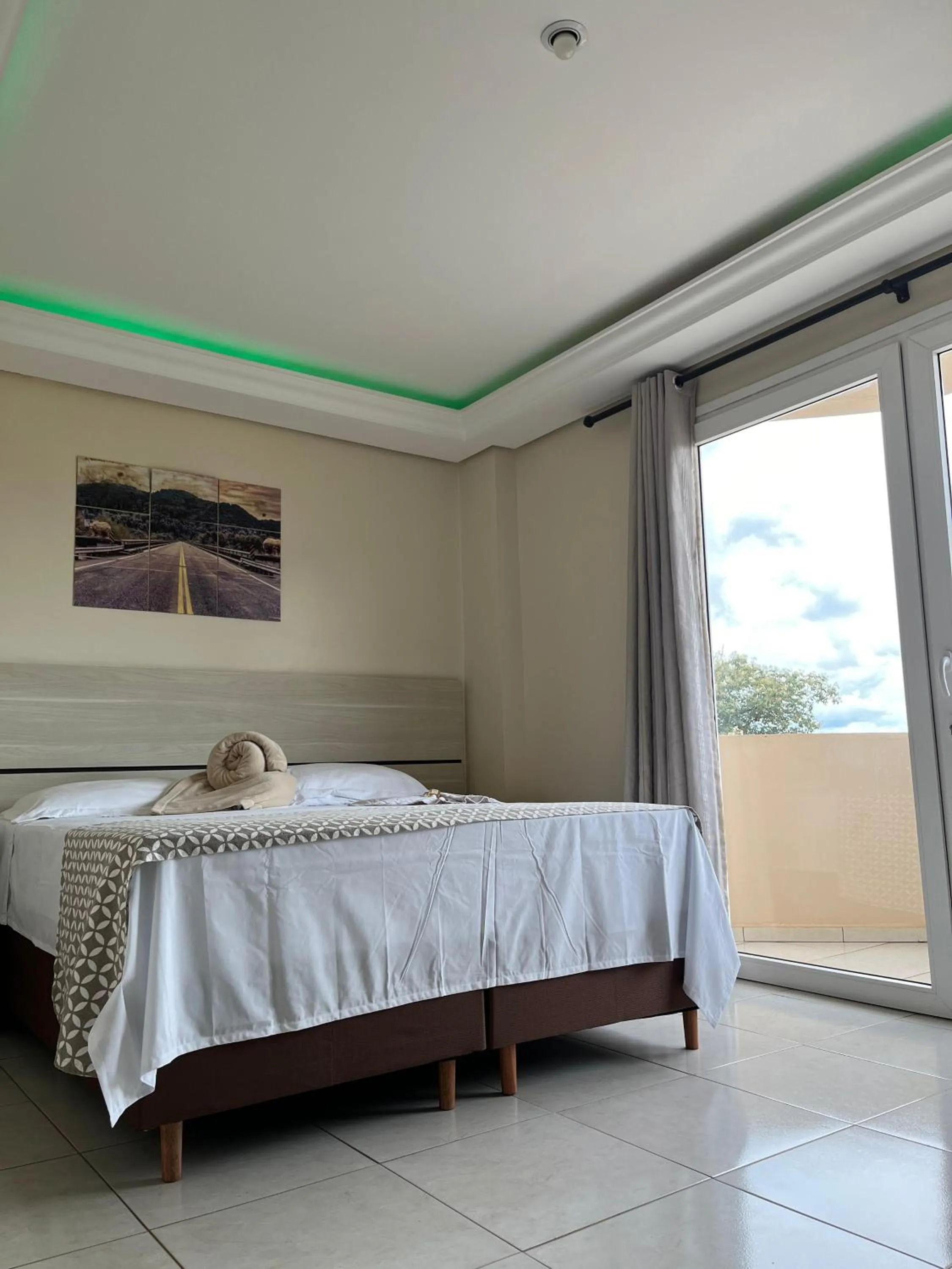 Bed in Hotel Nossa Casa