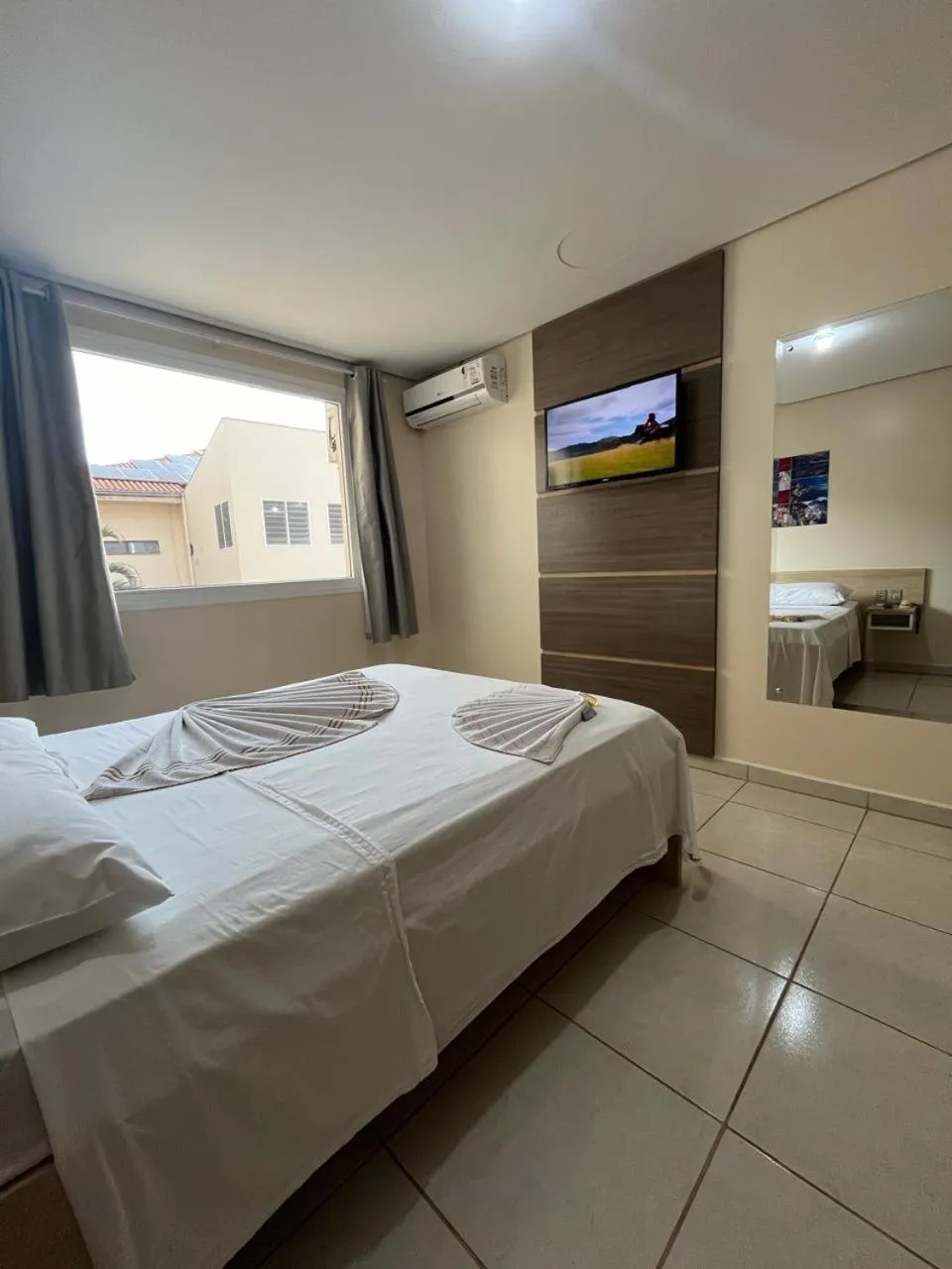 Bed in Hotel Nossa Casa