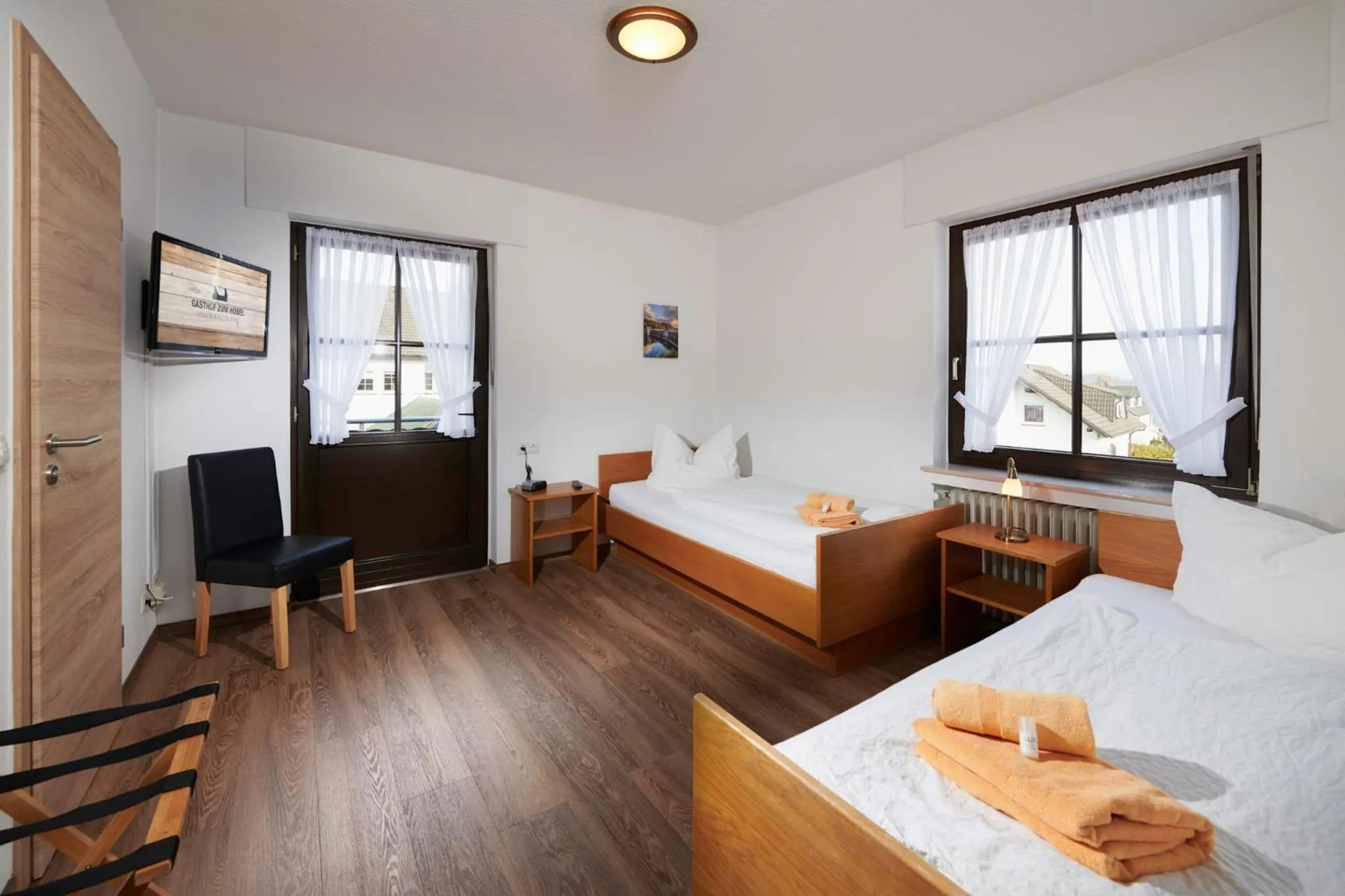 Photo of the whole room, Bed in Gasthof Zum Hobel