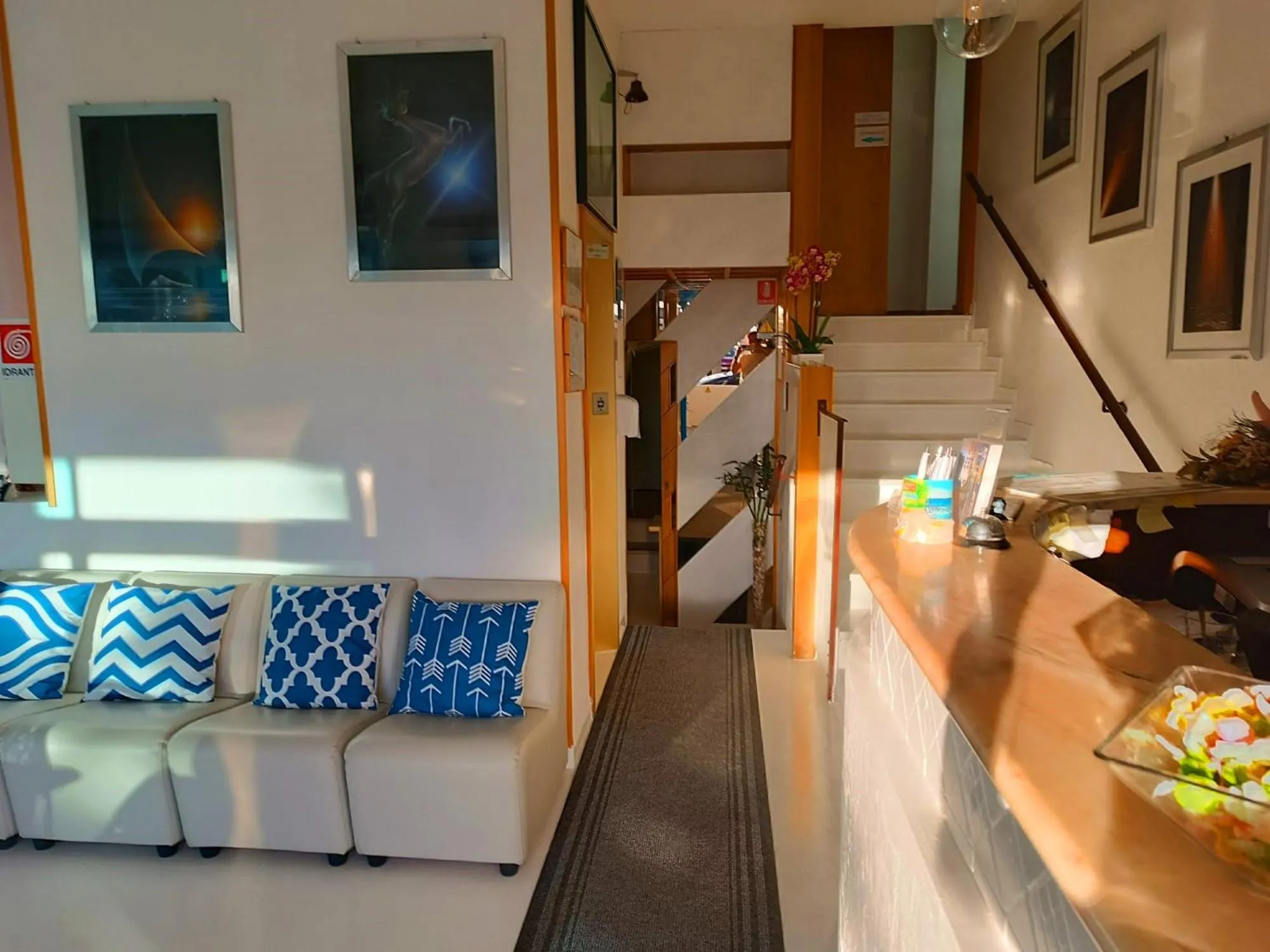 Lobby or reception in Hotel Rosalba
