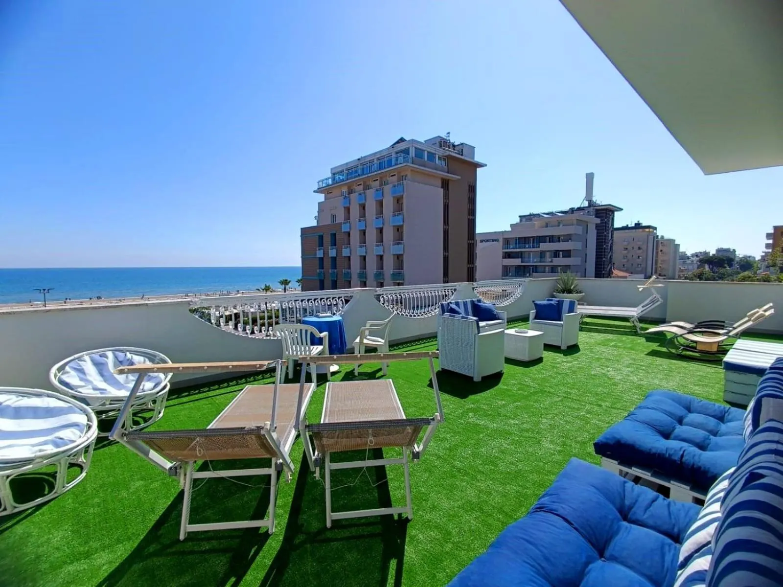 Solarium in Hotel Rosalba