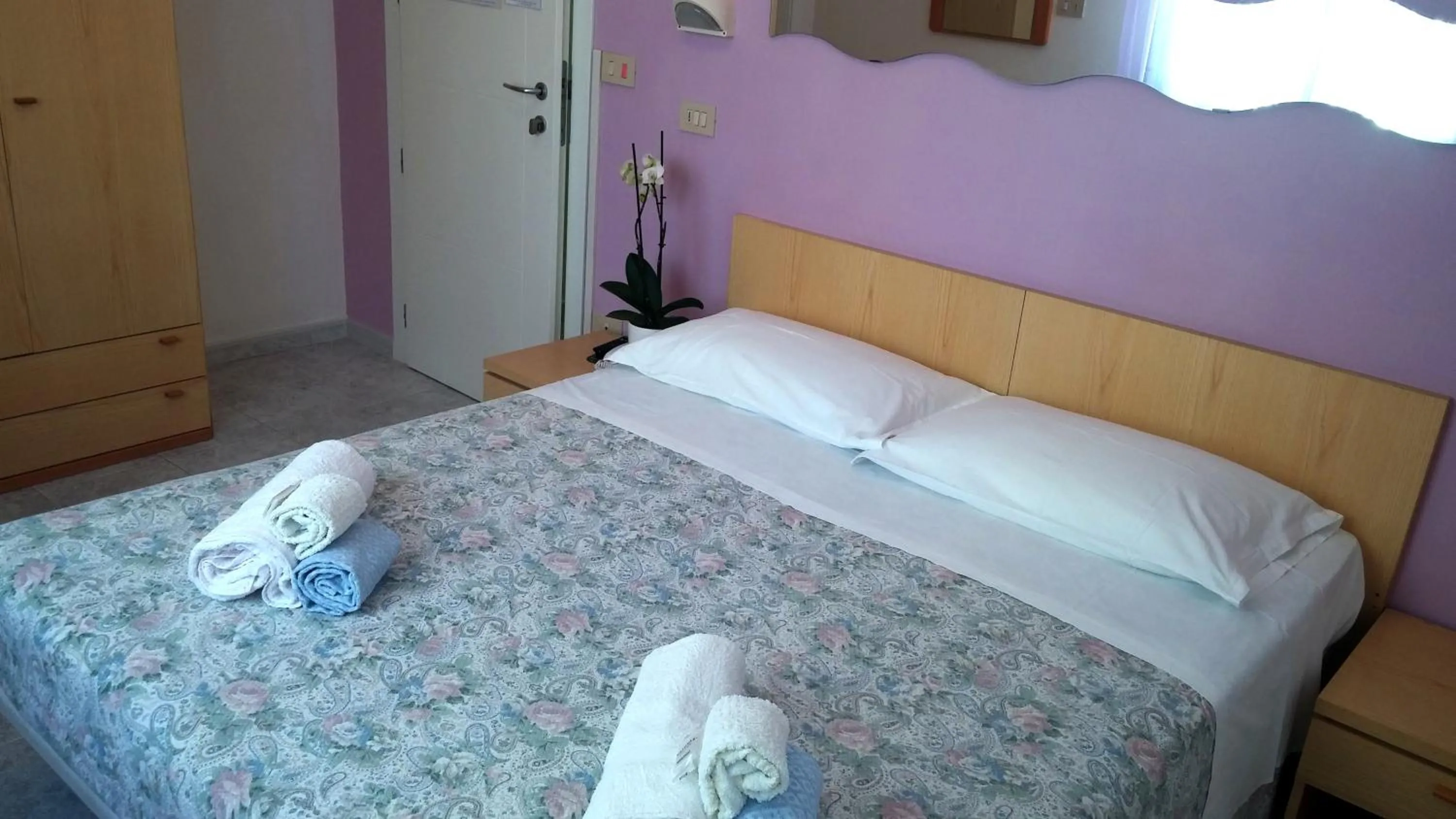 Bed in Hotel Rosalba