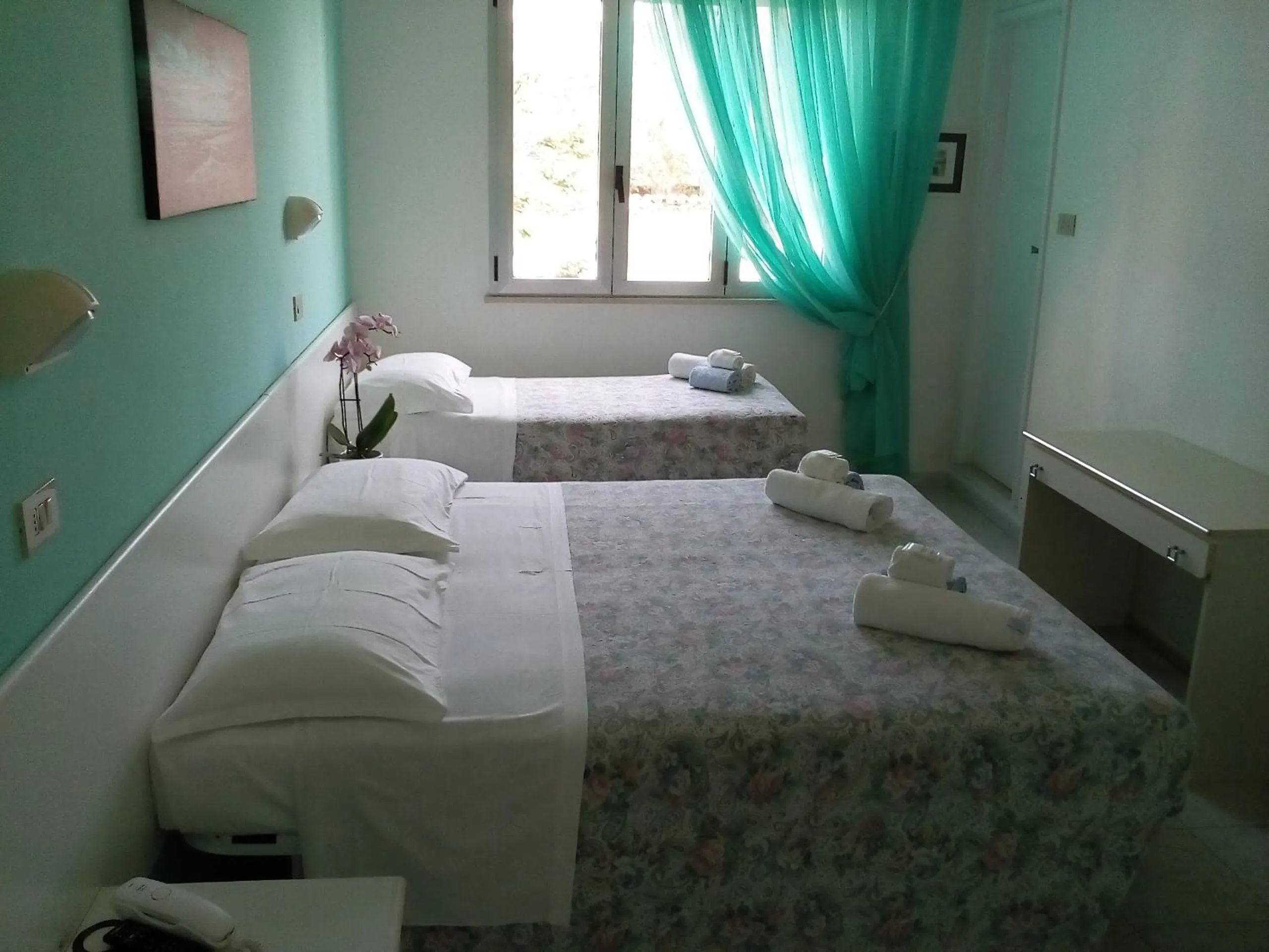 Bed in Hotel Rosalba