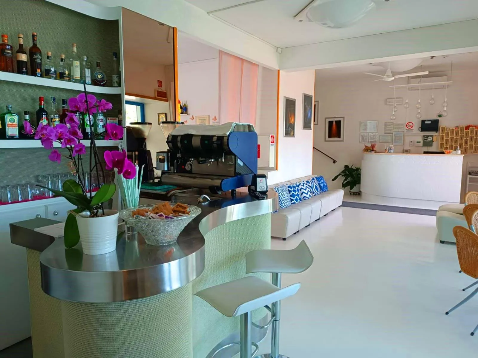 Lounge or bar in Hotel Rosalba