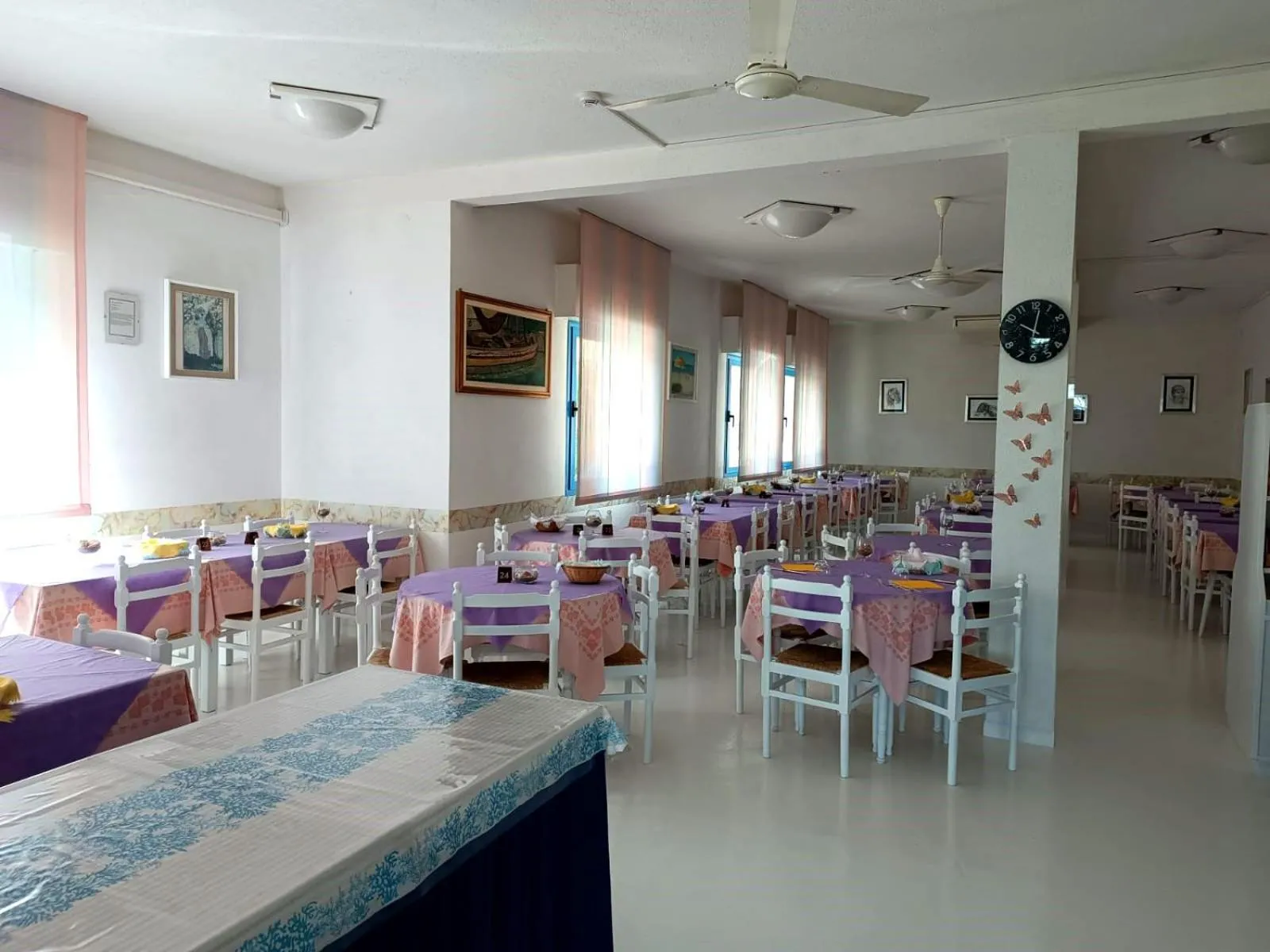 Dining area in Hotel Rosalba
