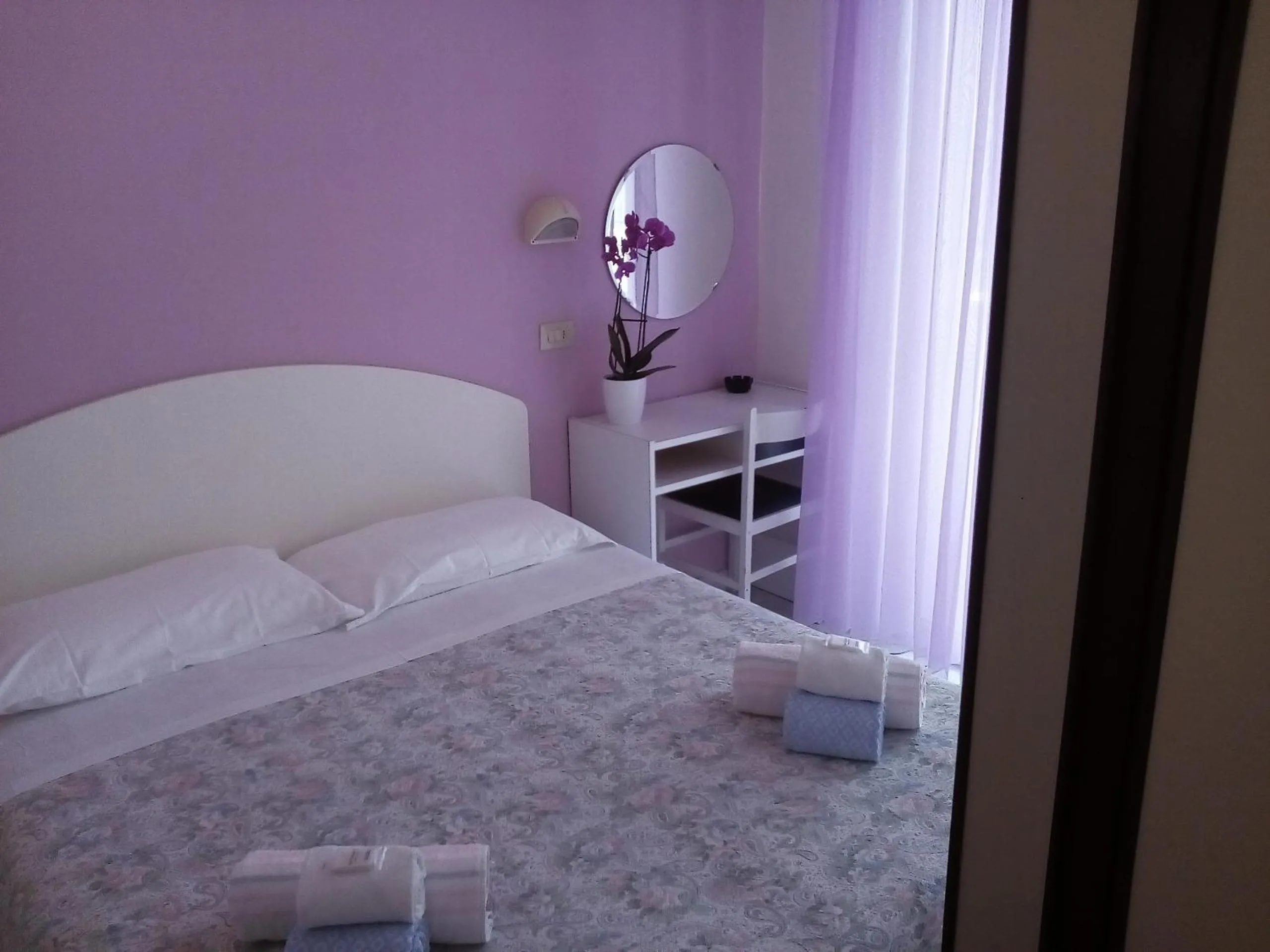 Bed in Hotel Rosalba