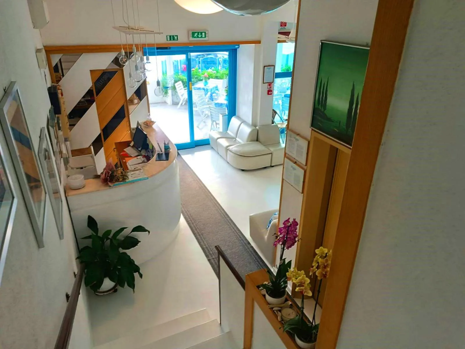 Lobby or reception in Hotel Rosalba