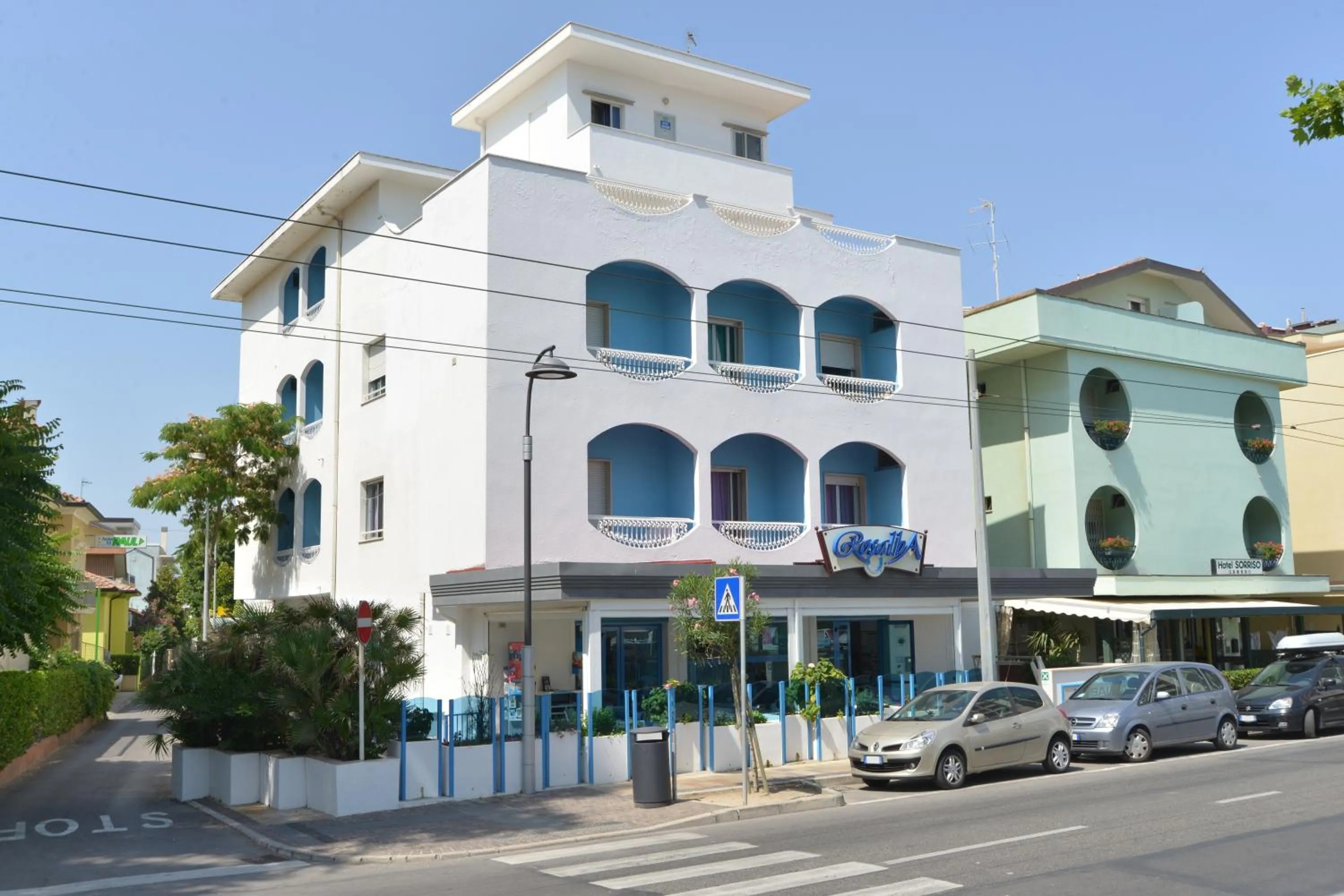 Facade/entrance in Hotel Rosalba