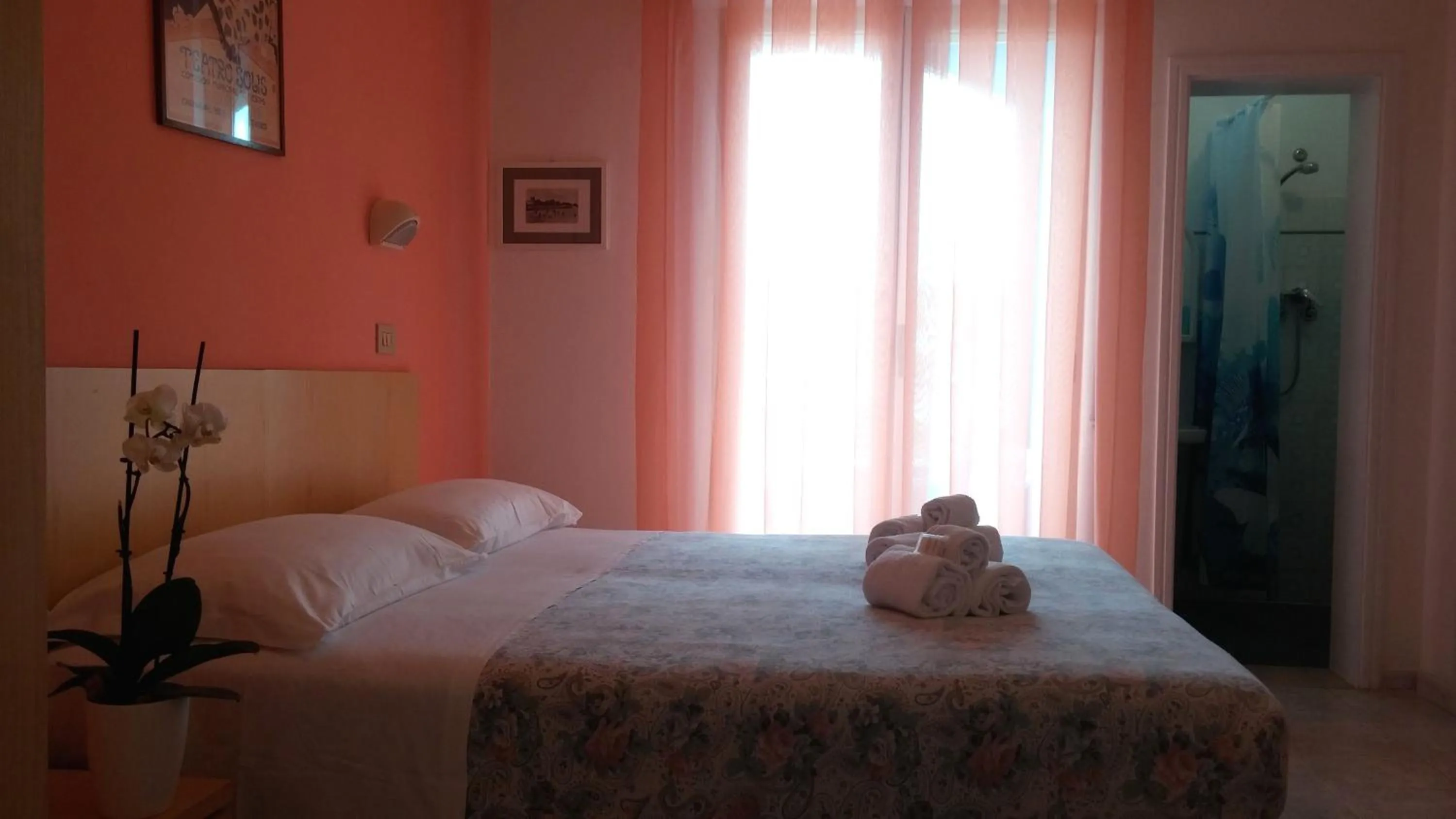 Bed in Hotel Rosalba